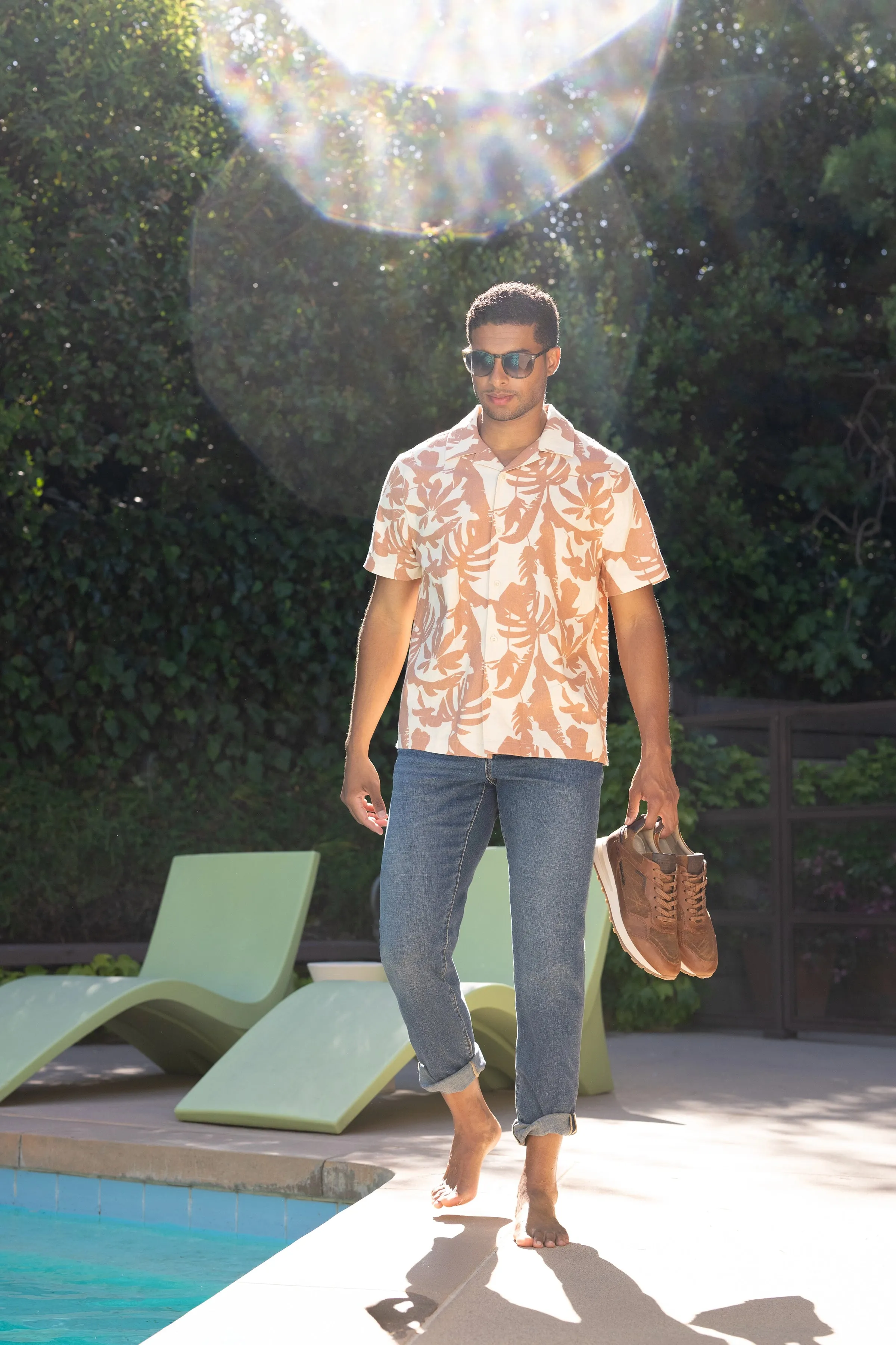 SHORT SLEEVE CAMP SHIRT sold by Liverpool Jeans Company product image thumbnail 2