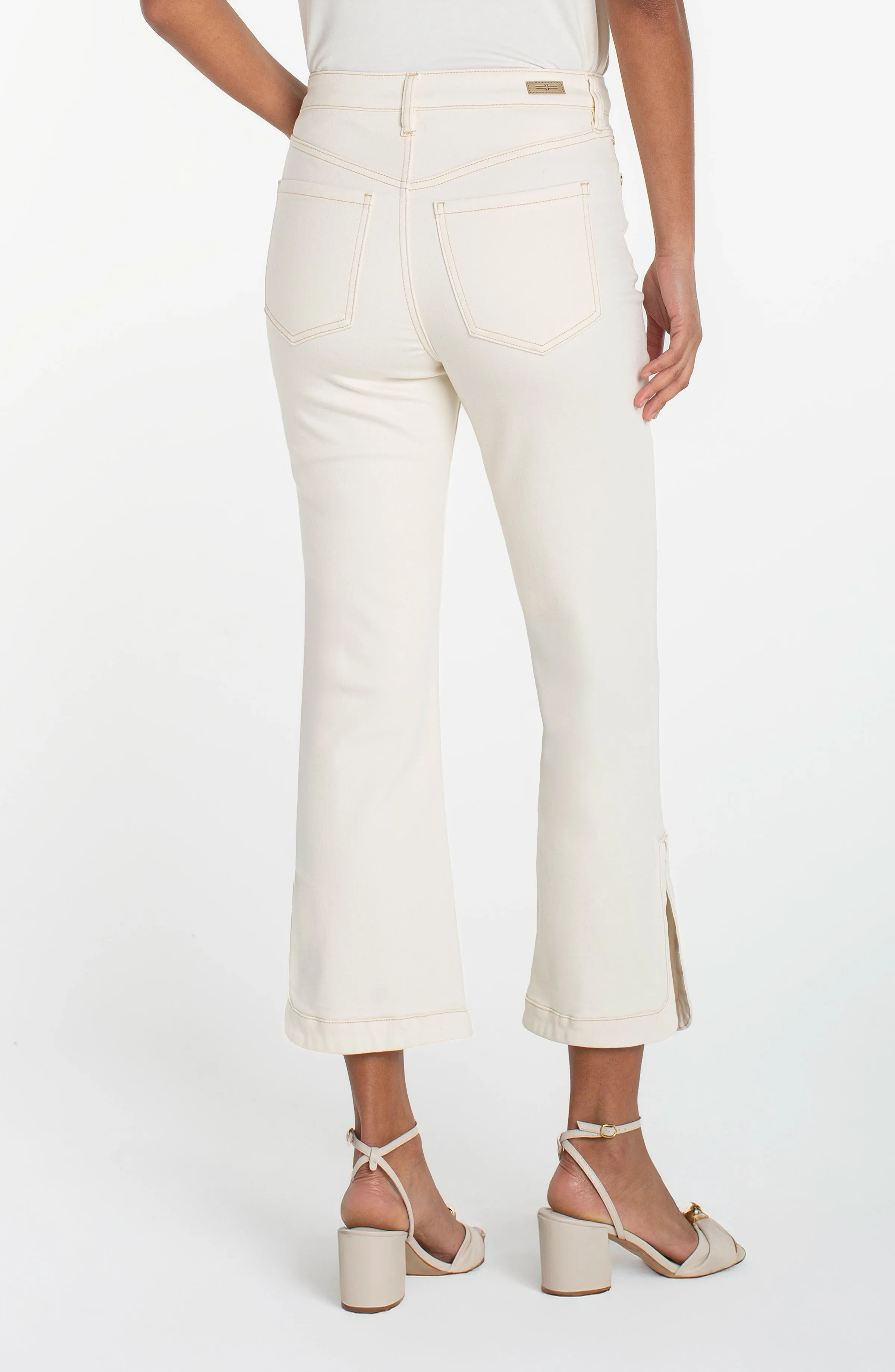 HANNAH CROP FLARE WITH TULIP HEM sold by Liverpool Jeans Company product image thumbnail 3