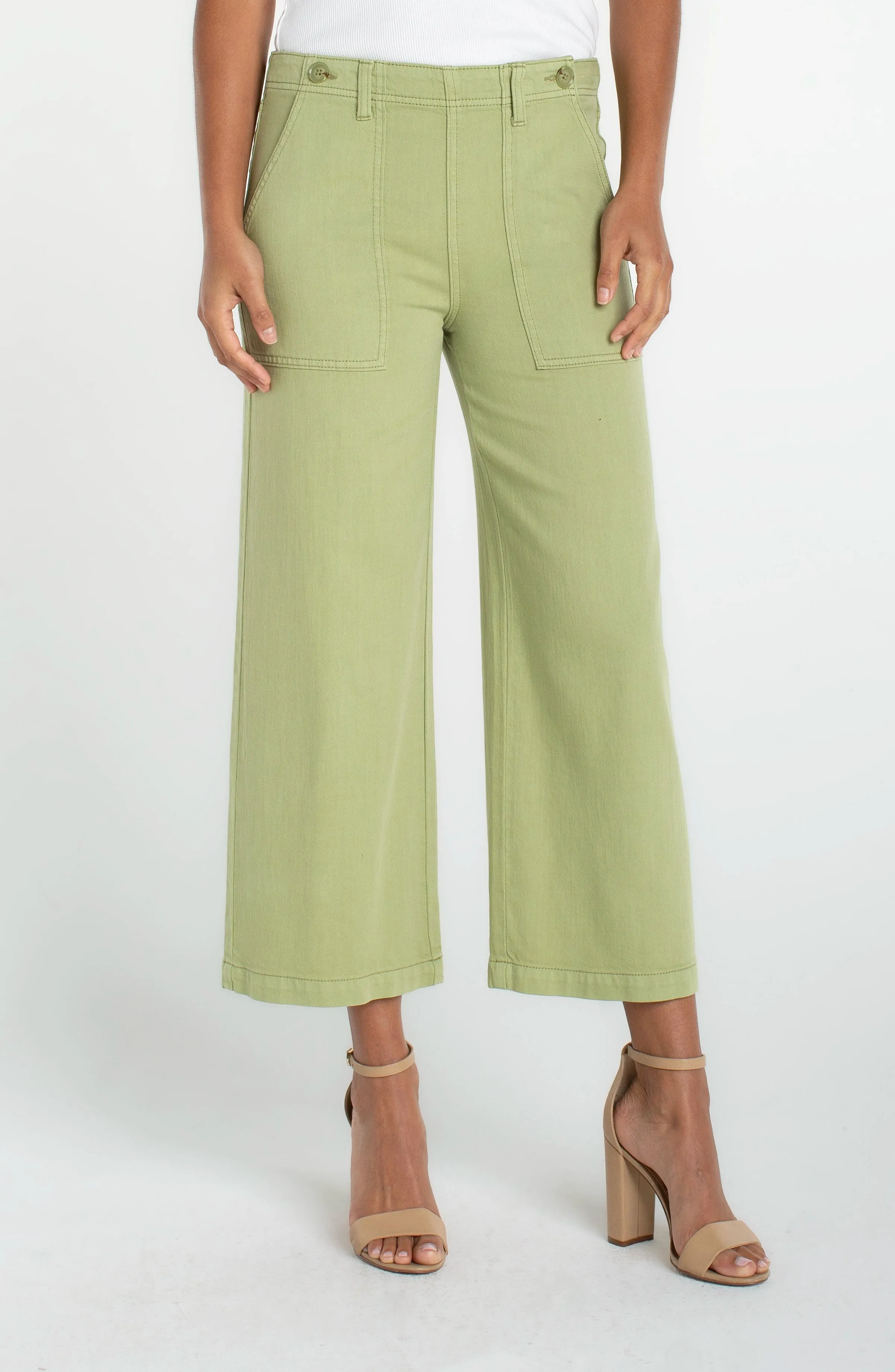 UTILITY CROP WIDE LEG sold by Liverpool Jeans Company