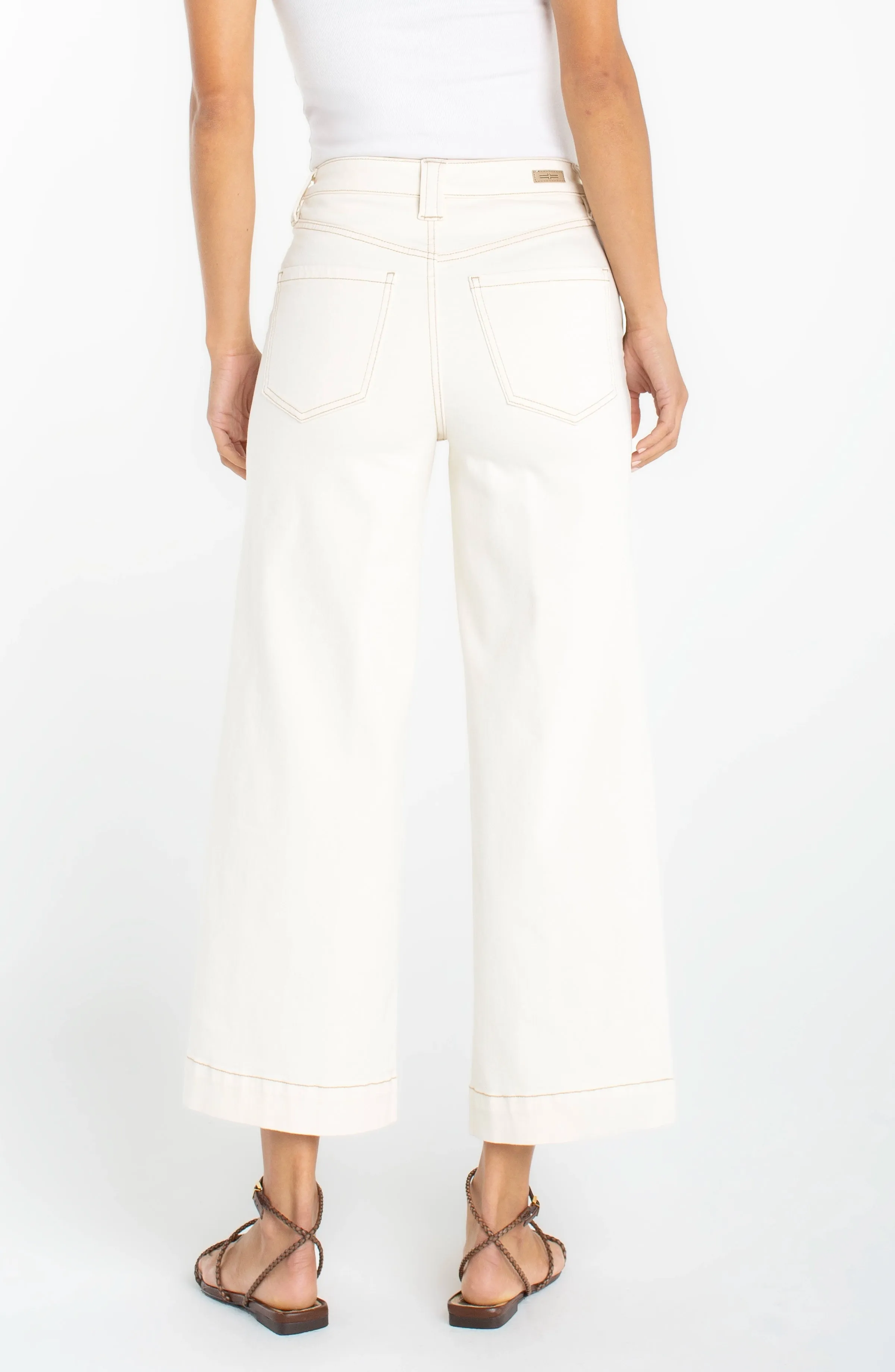 STRIDE WIDE LEG CROP WITH PATCH POCKET sold by Liverpool Jeans Company product image thumbnail 2