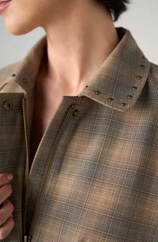 BUBBLE HEM JACKET made by Liverpool Jeans Company