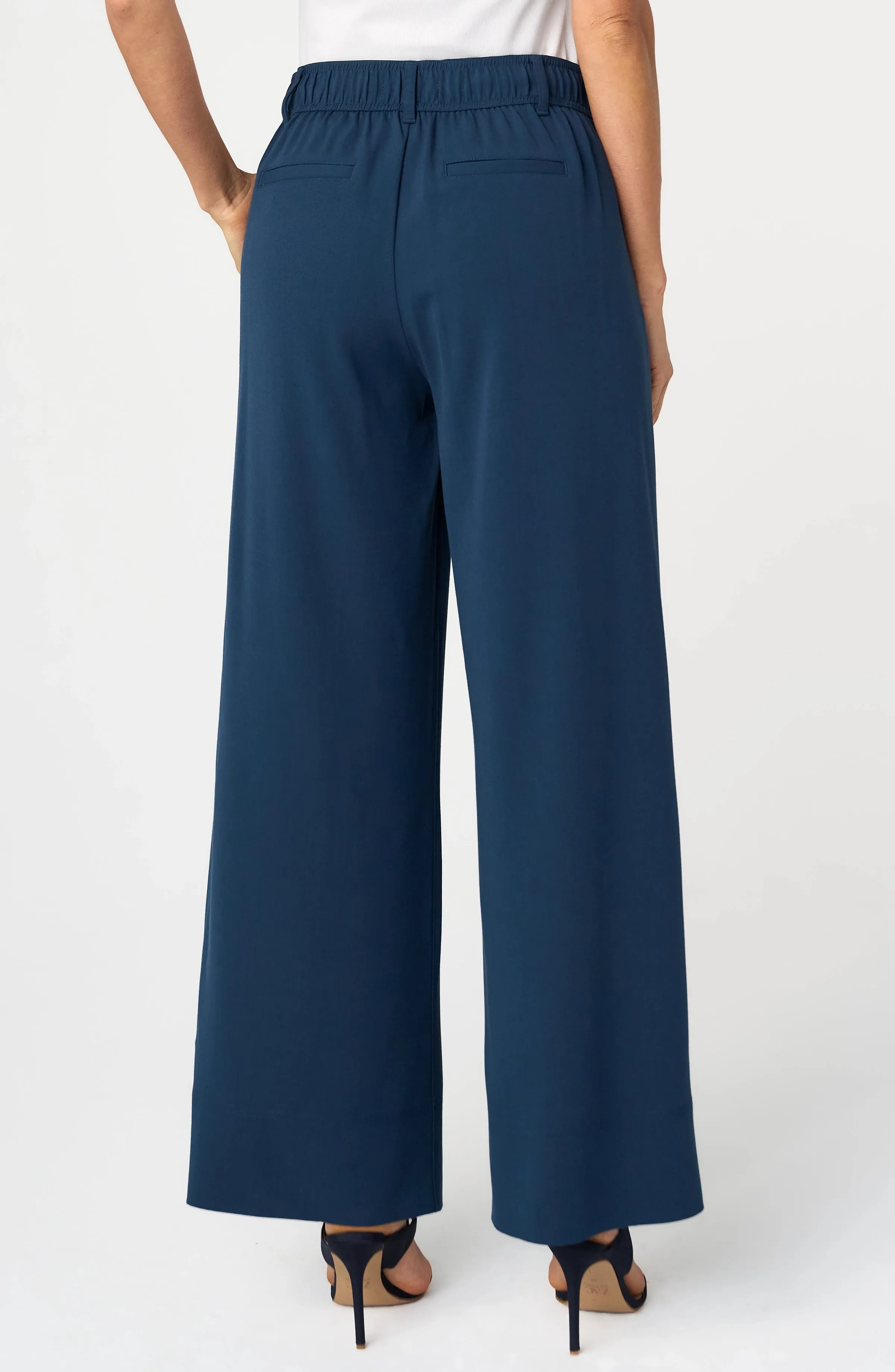 HIGH RISE PLEATED WIDE LEG TROUSER sold by Liverpool Jeans Company product image thumbnail 3