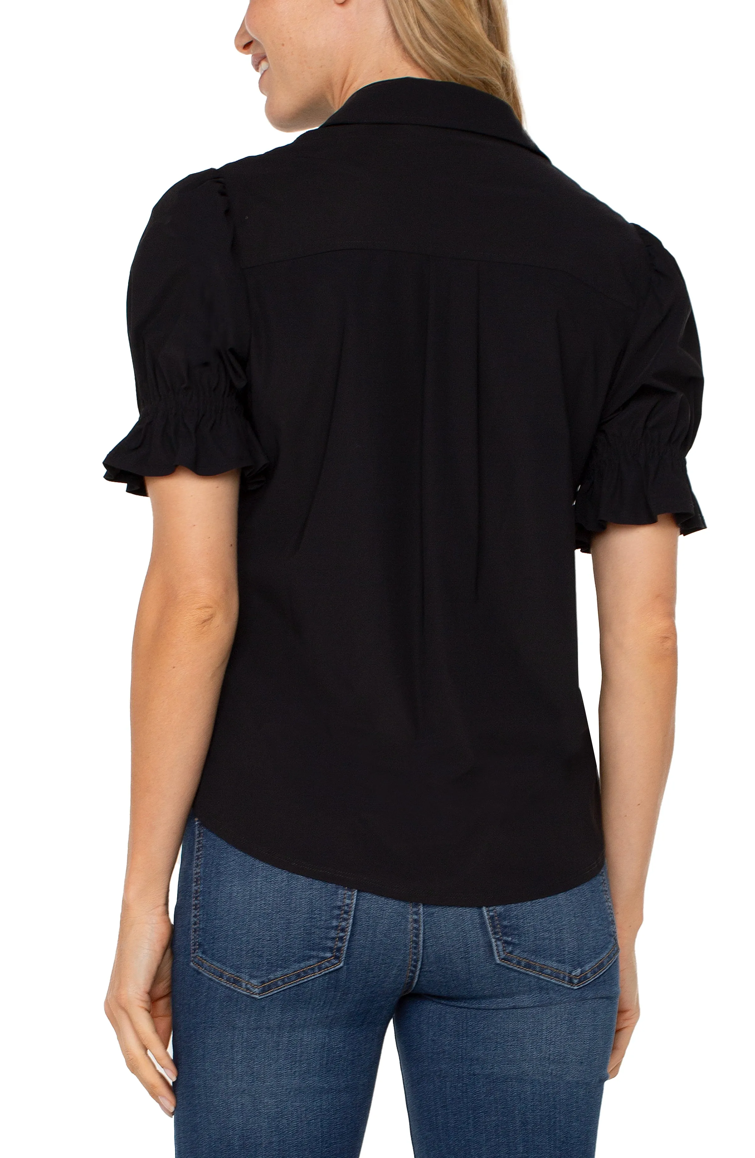 SNAP FRONT KNIT SHIRT sold by Liverpool Jeans Company product image thumbnail 3