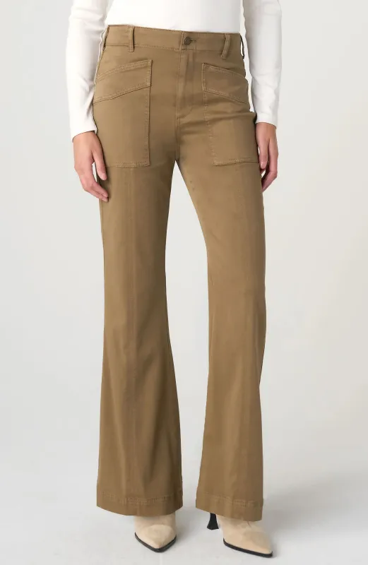HIGH RISE FLARE W/ PATCH POCKETS made by Liverpool Jeans Company