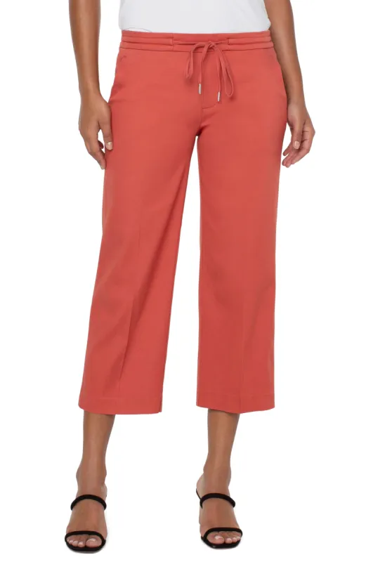 KELSEY CULOTTE WITH TIE FRONT sold by Liverpool Jeans Company