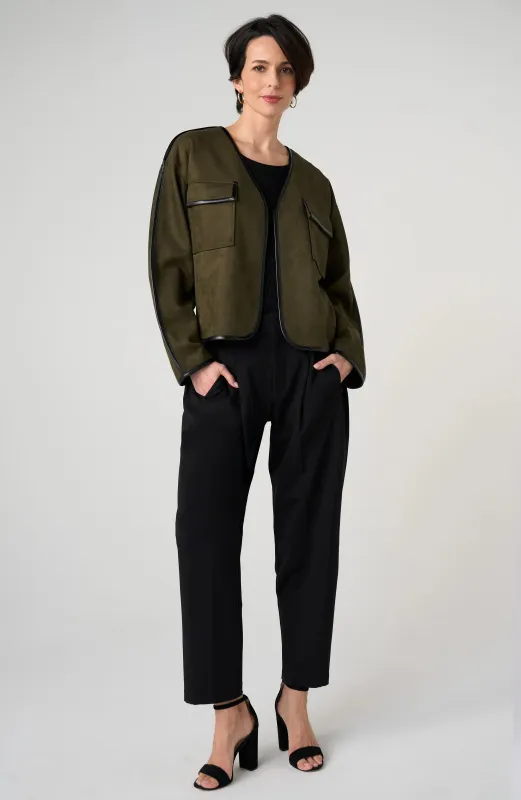 RELAXED OPEN FRONT JACKET made by Liverpool Jeans Company