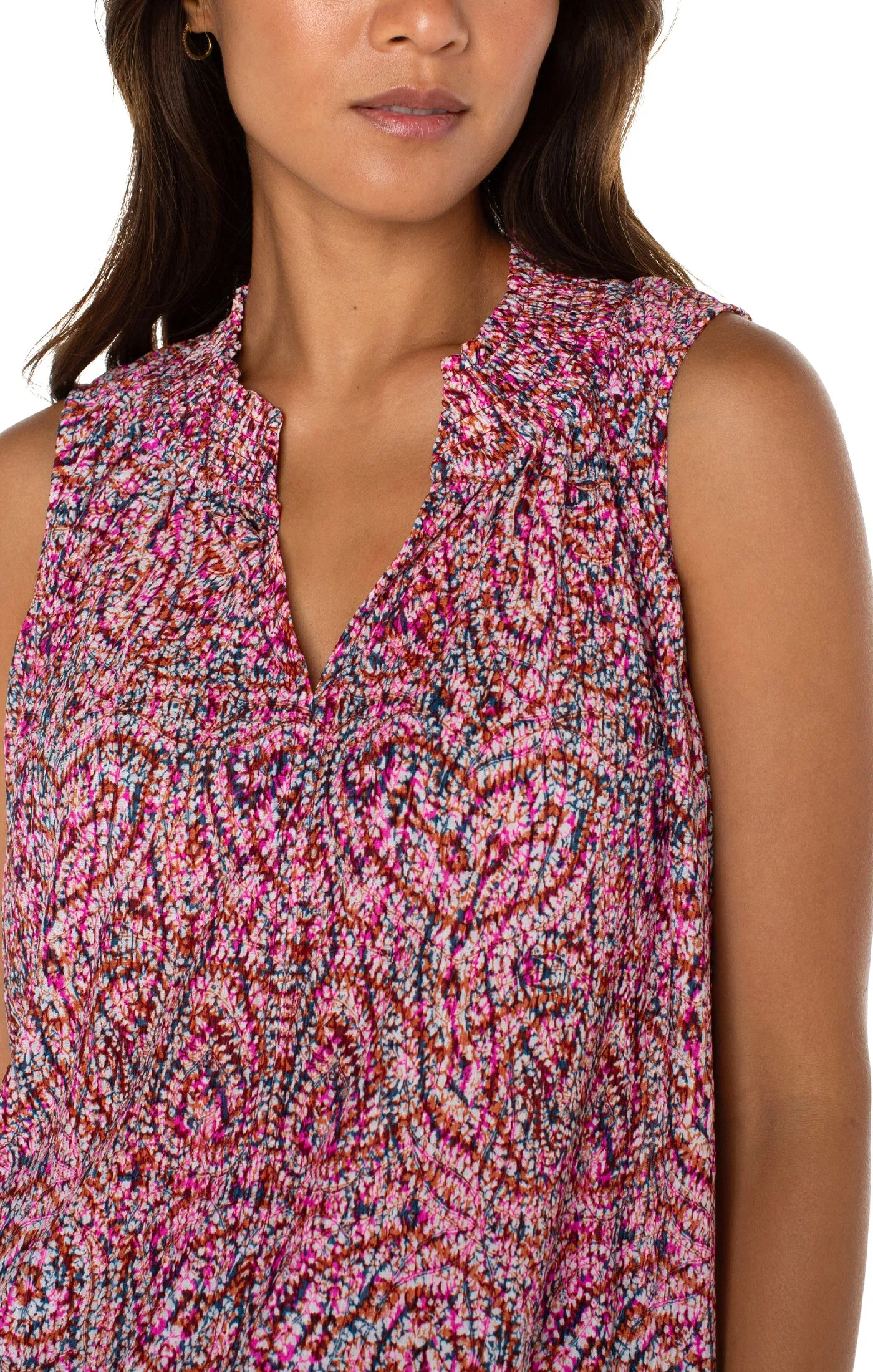 SLEEVELESS KNIT BLOUSE sold by Liverpool Jeans Company product image thumbnail 3