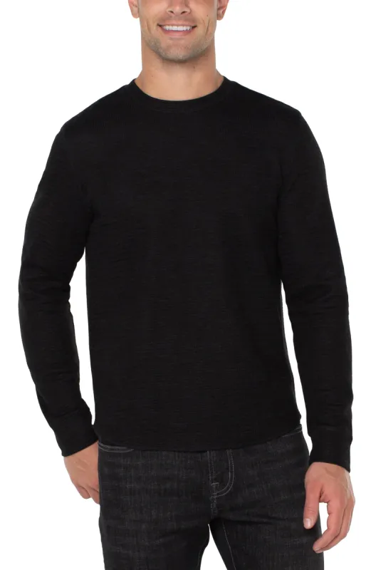 LONG SLEEVE CREW NECK sold by Liverpool Jeans Company
