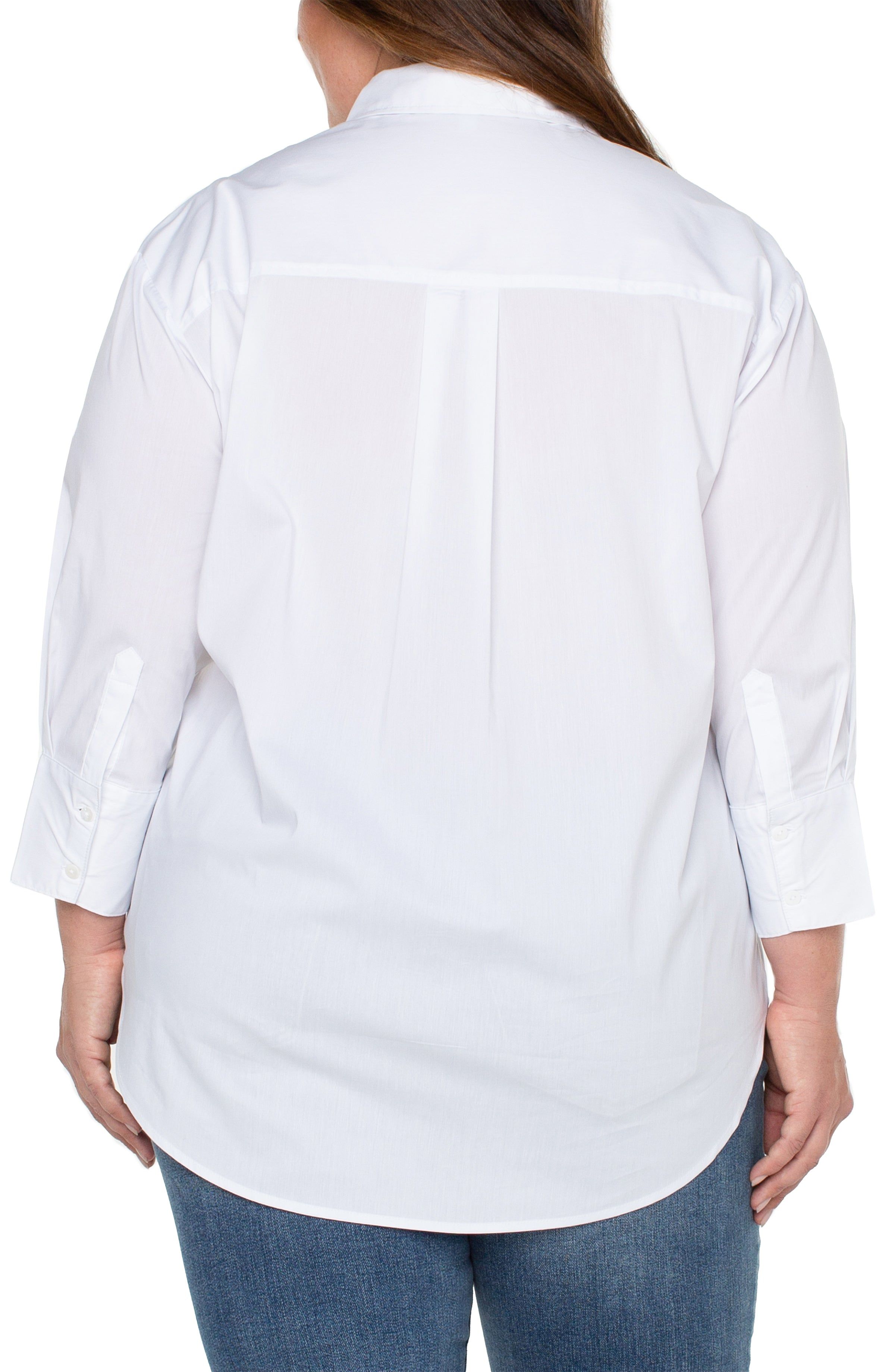 OVERSIZED CLASSIC BUTTON DOWN sold by Liverpool Jeans Company product image thumbnail 3