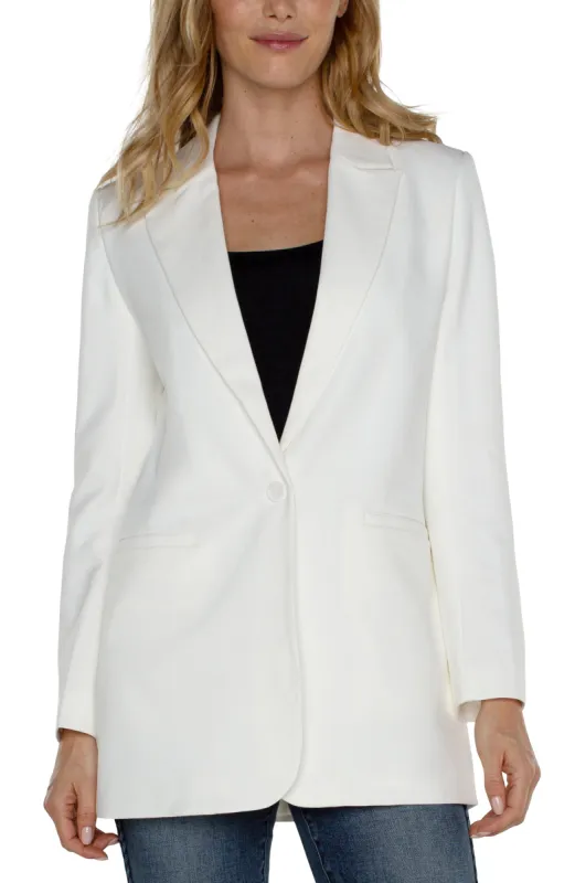 BUTTON FRONT BOYFRIEND BLAZER sold by Liverpool Jeans Company