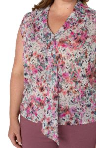 FLUTTER SLEEVE BLOUSE sold by Liverpool Jeans Company
