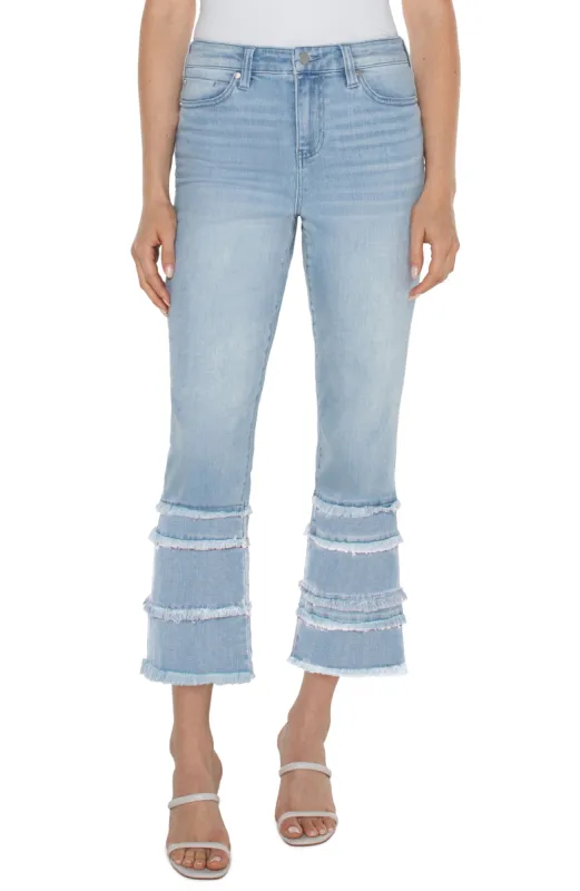 HANNAH CROP FLARE WITH CROP HEM sold by Liverpool Jeans Company