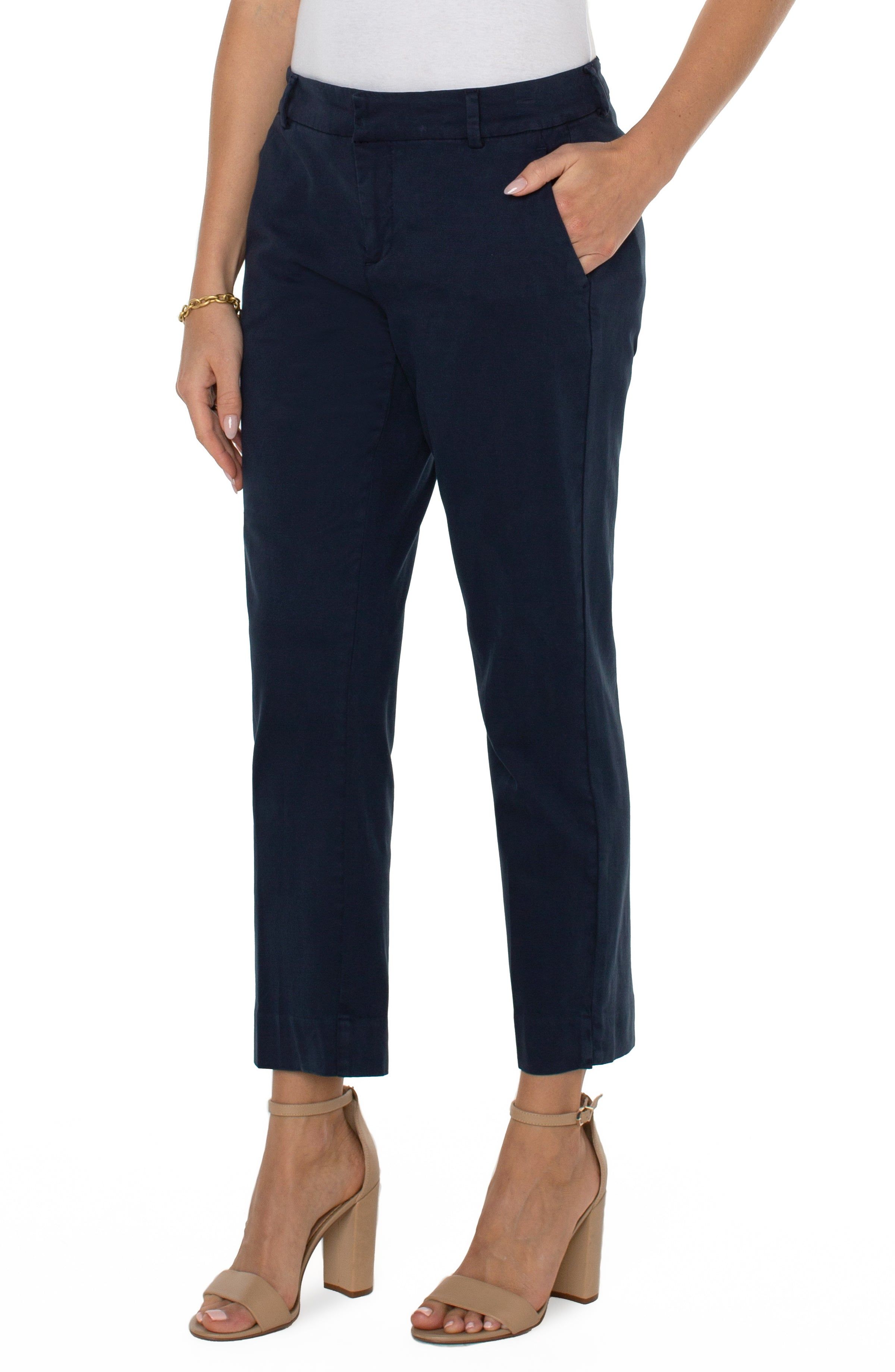 PETITE KELSEY TROUSER WITH SIDE SLIT sold by Liverpool Jeans Company product image thumbnail 3