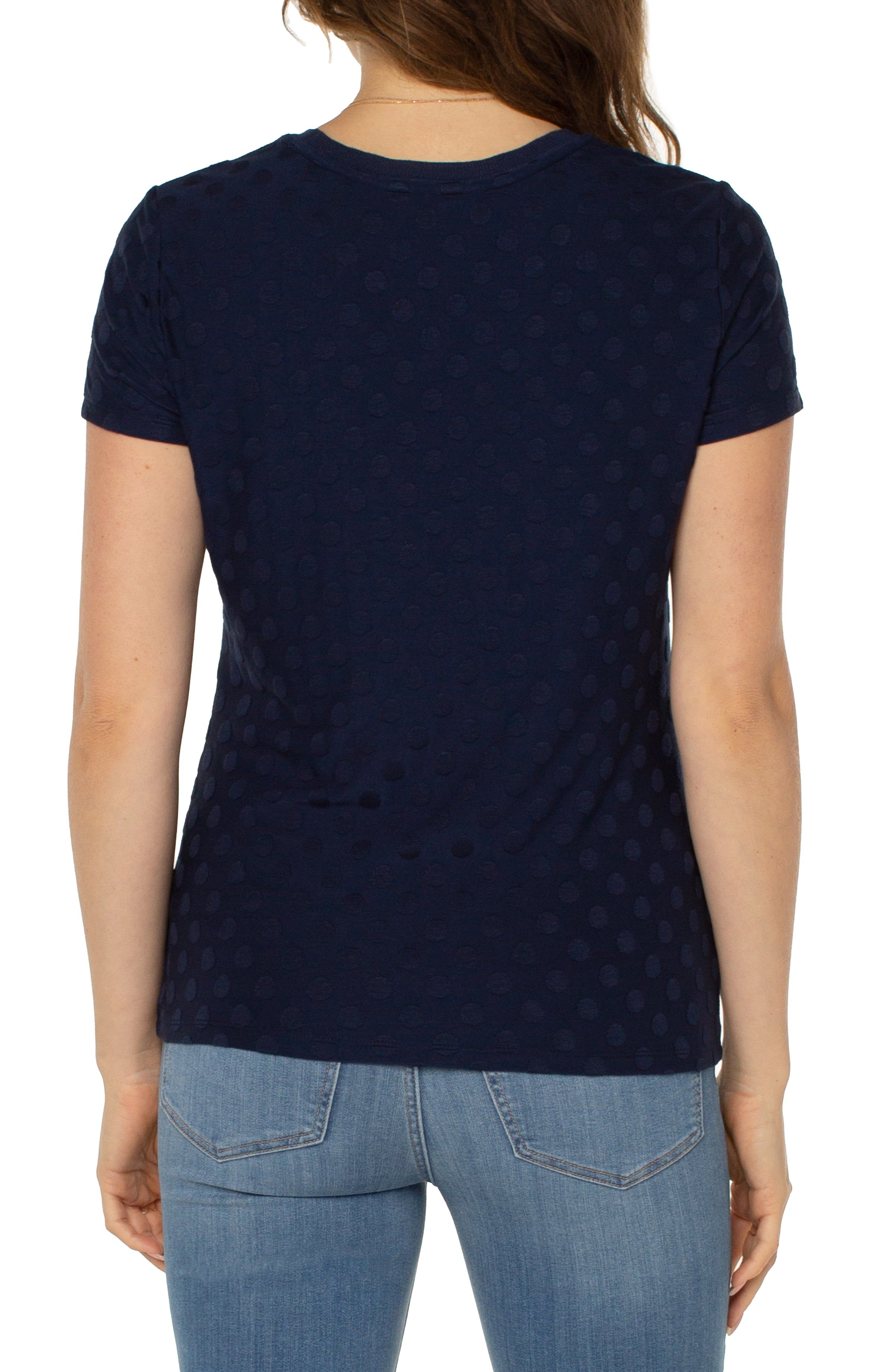 SLIM FIT CREW NECK TEE sold by Liverpool Jeans Company product image thumbnail 4