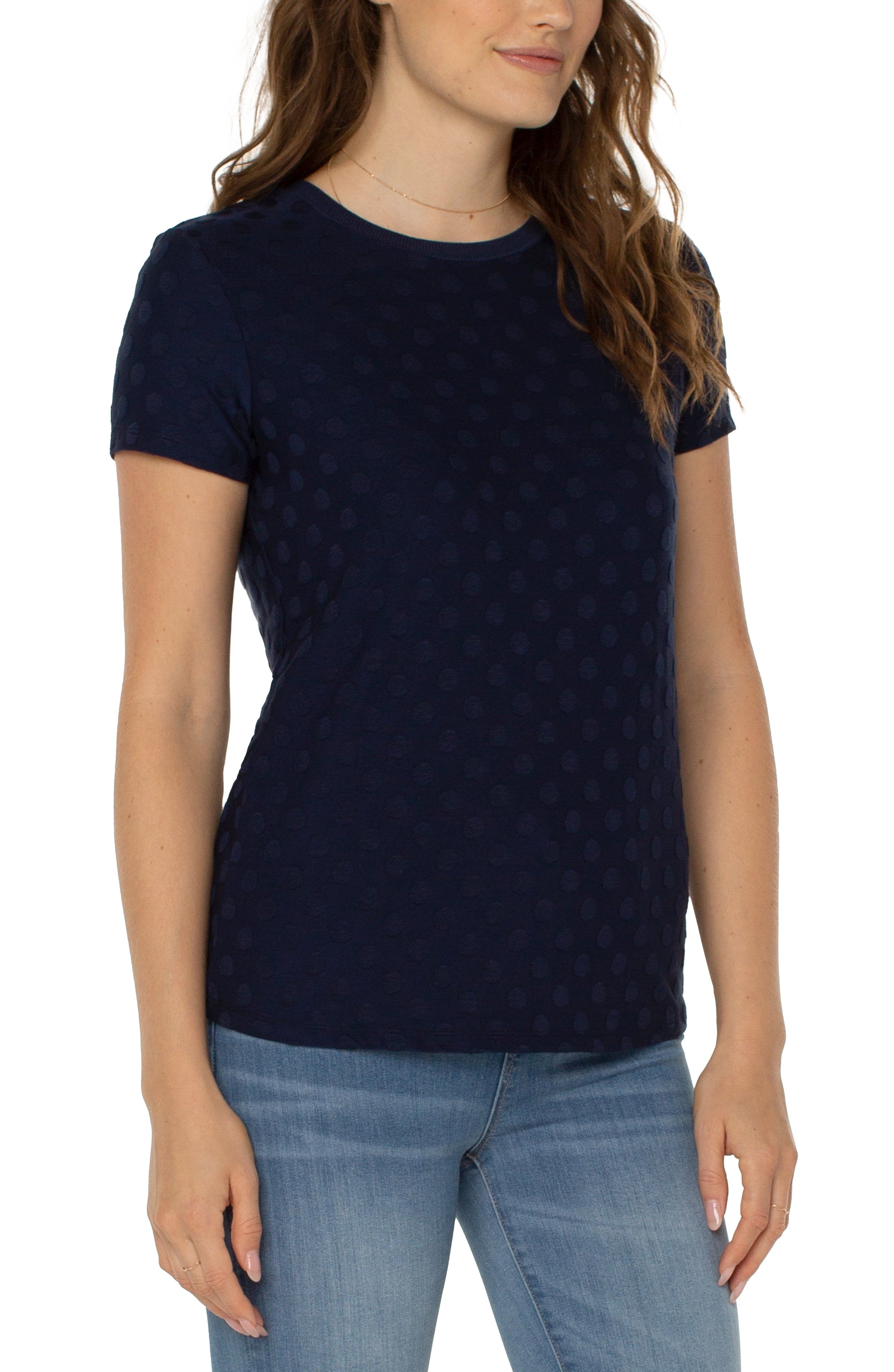 SLIM FIT CREW NECK TEE sold by Liverpool Jeans Company product image thumbnail 3