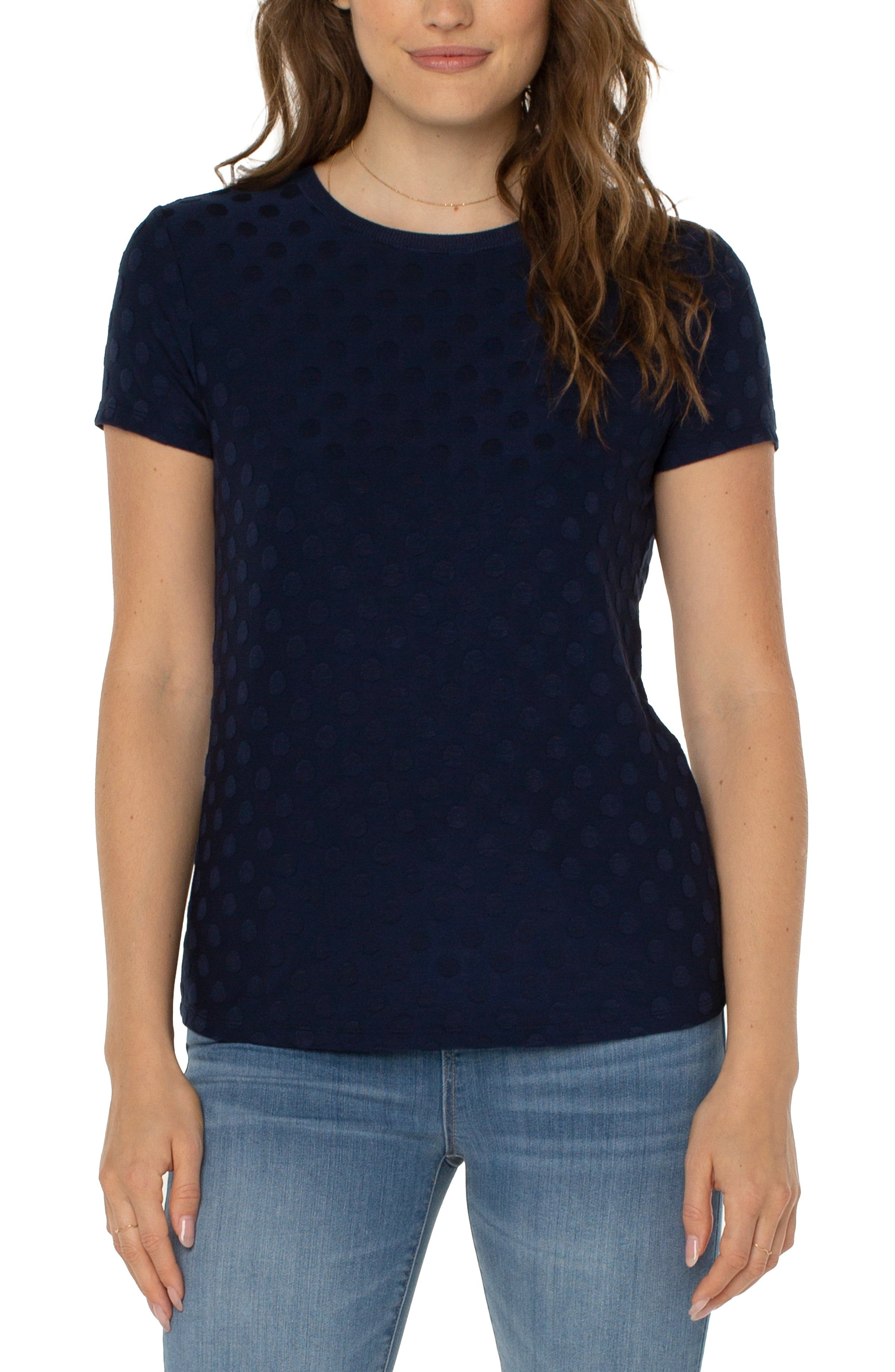 SLIM FIT CREW NECK TEE sold by Liverpool Jeans Company