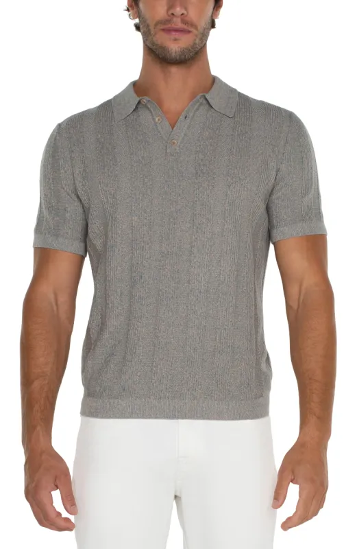 SWEATER KNIT POLO sold by Liverpool Jeans Company