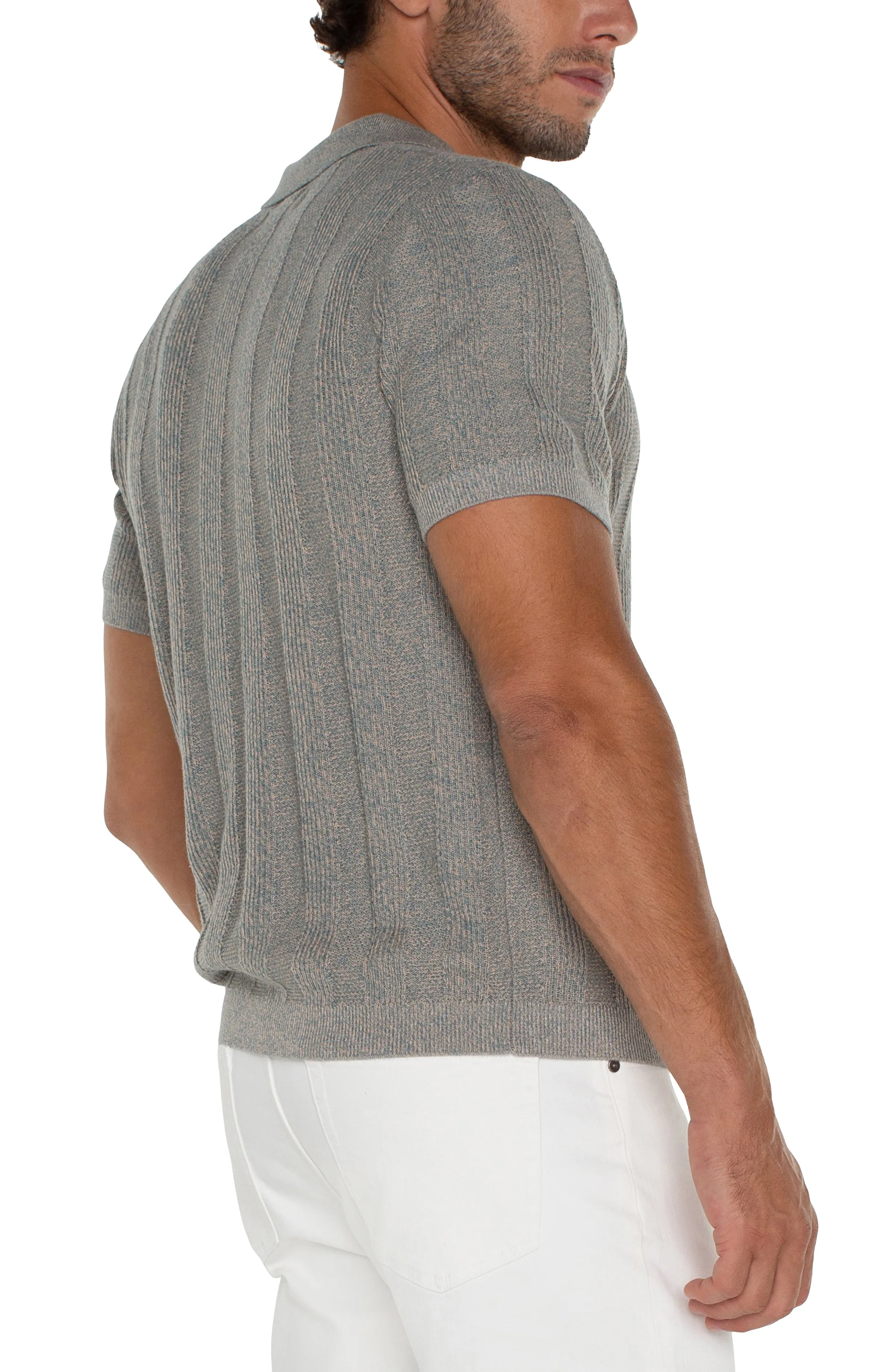 SWEATER KNIT POLO sold by Liverpool Jeans Company product image thumbnail 2