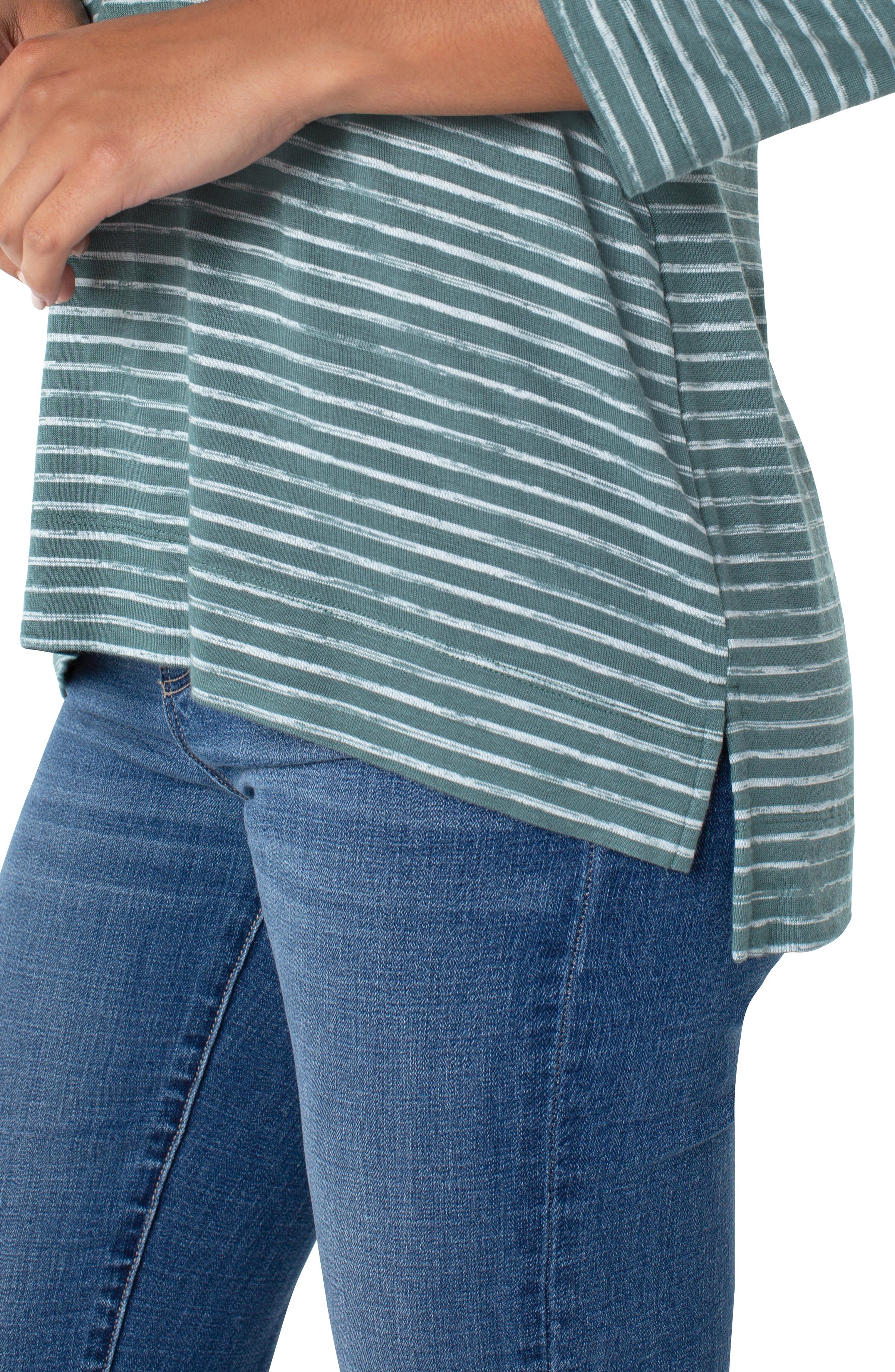 3/4 SLEEVE V-NECK KNIT TOP sold by Liverpool Jeans Company product image thumbnail 4