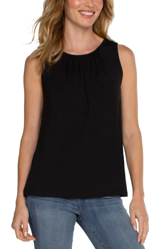 A-LINE SLEEVELESS KNIT TOP sold by Liverpool Jeans Company