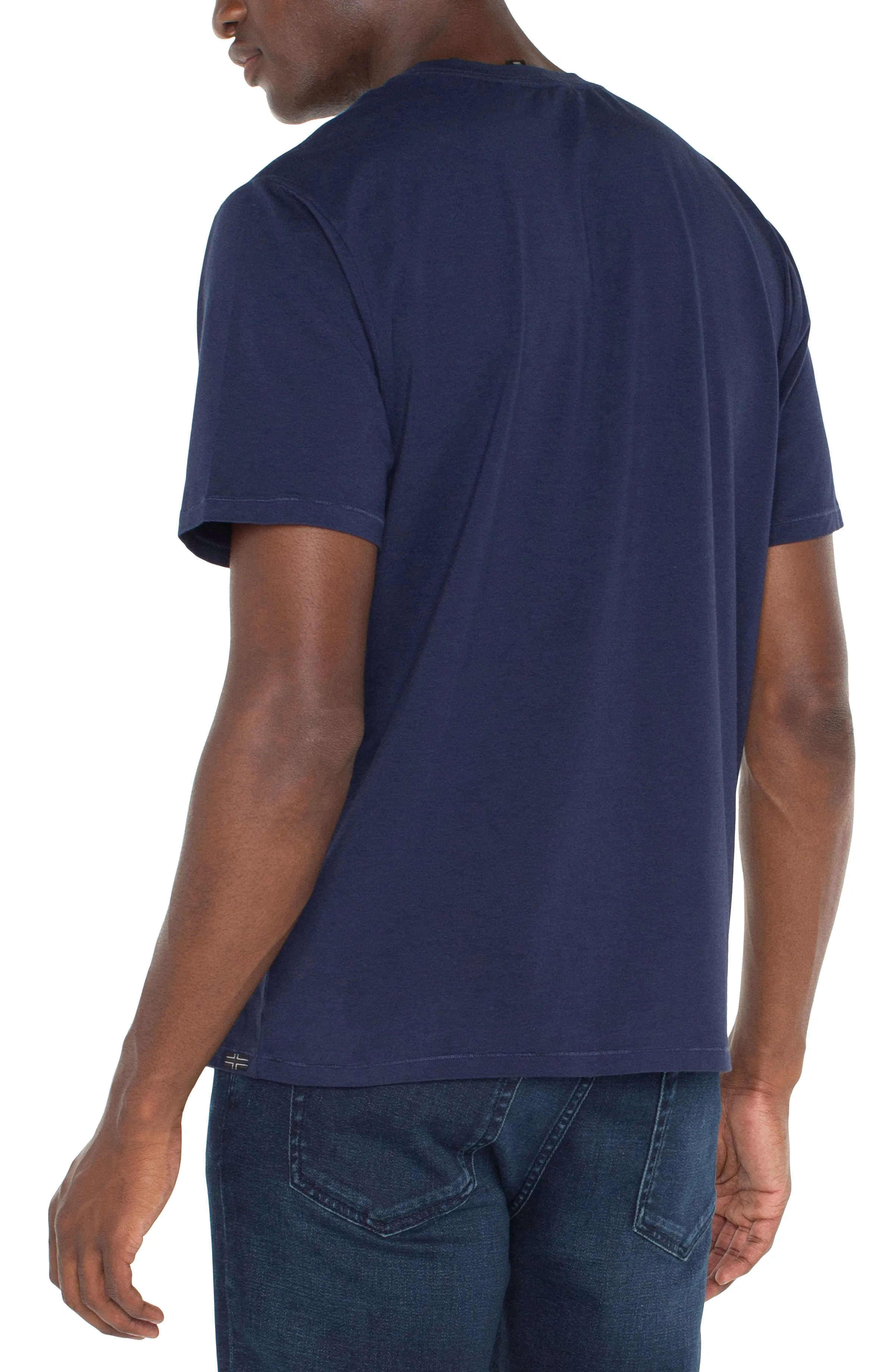 SHORT SLEEVE CREW NECK TEE sold by Liverpool Jeans Company product image thumbnail 2