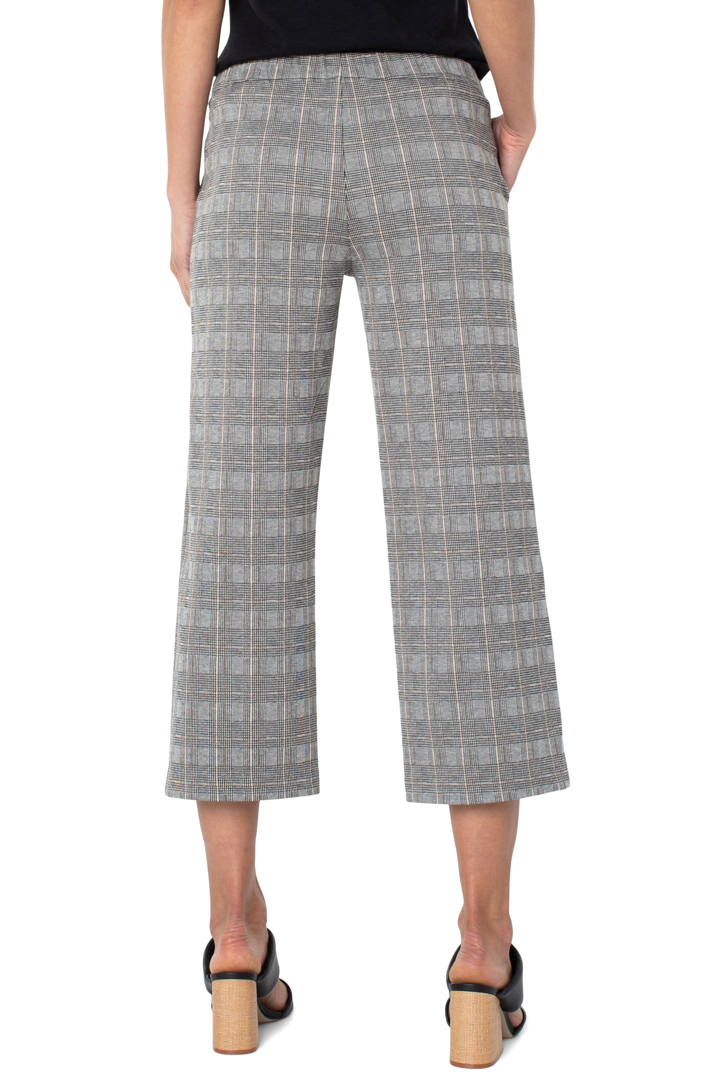 PULL ON WIDE LEG CROP TROUSER sold by Liverpool Jeans Company product image thumbnail 5