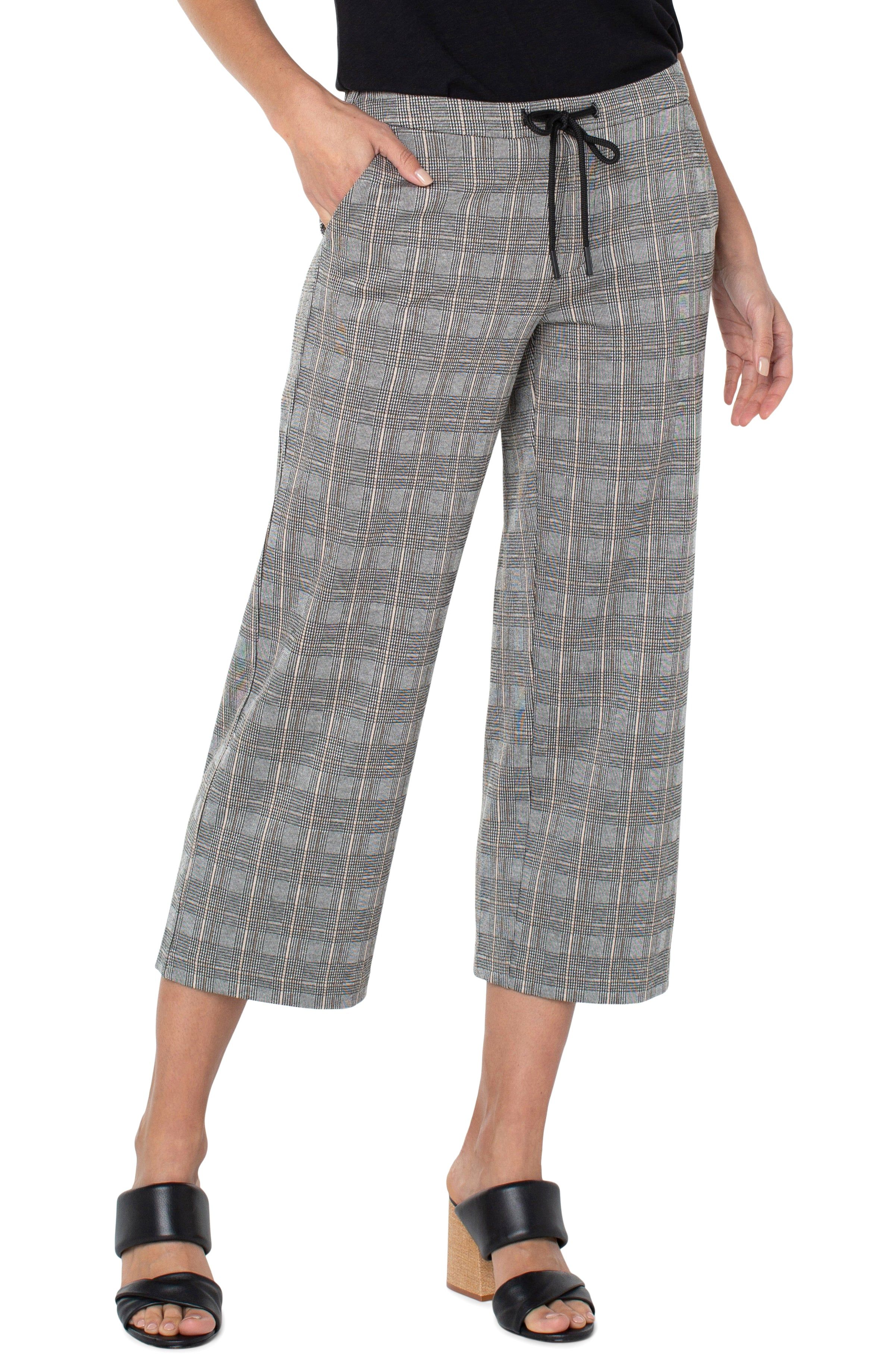 PULL ON WIDE LEG CROP TROUSER sold by Liverpool Jeans Company product image thumbnail 4