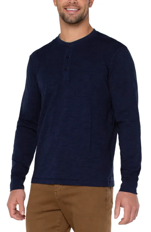 SLUB HENLEY sold by Liverpool Jeans Company