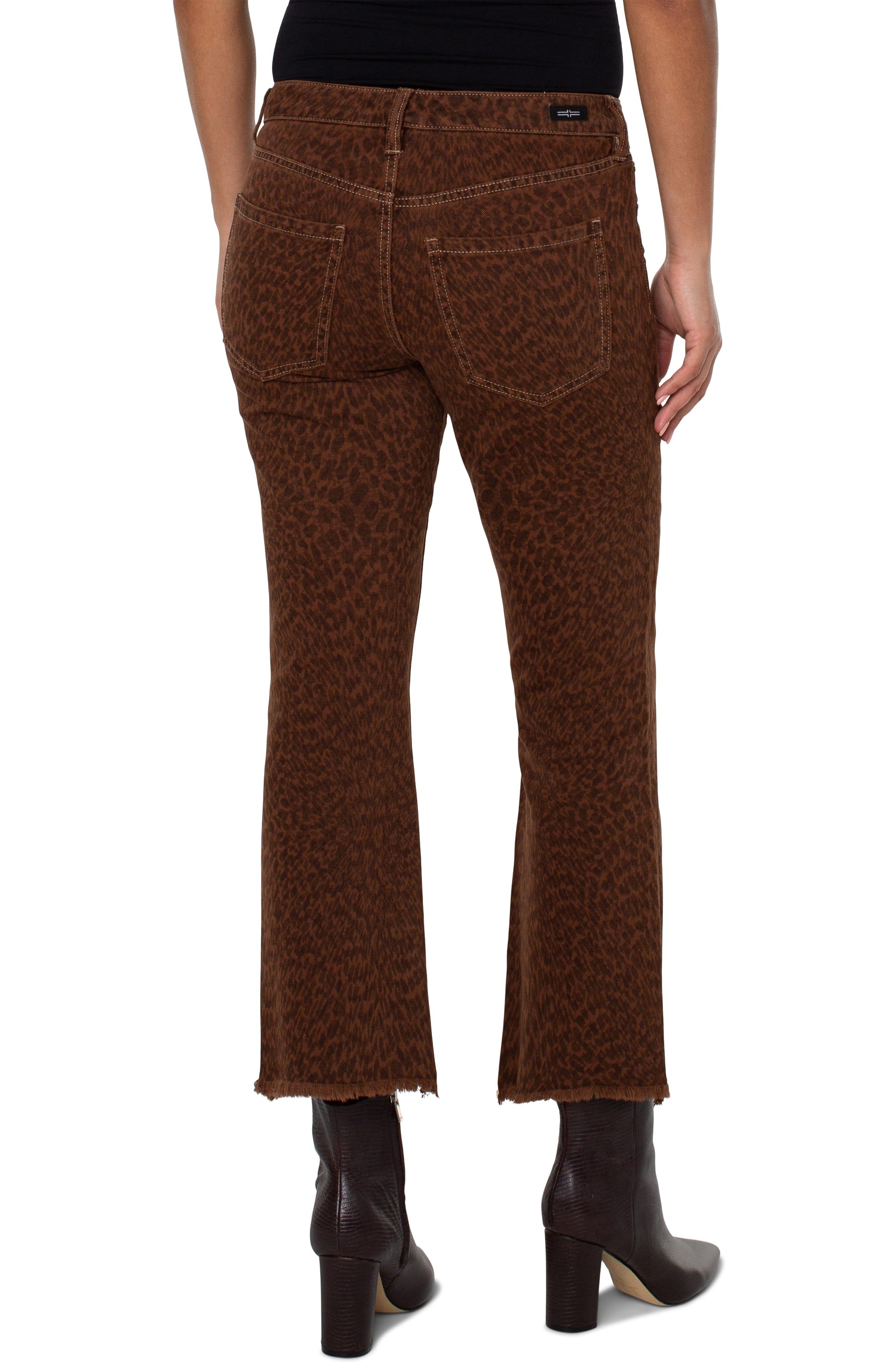 HANNAH CROP FLARE WITH FRAY HEM sold by Liverpool Jeans Company product image thumbnail 2