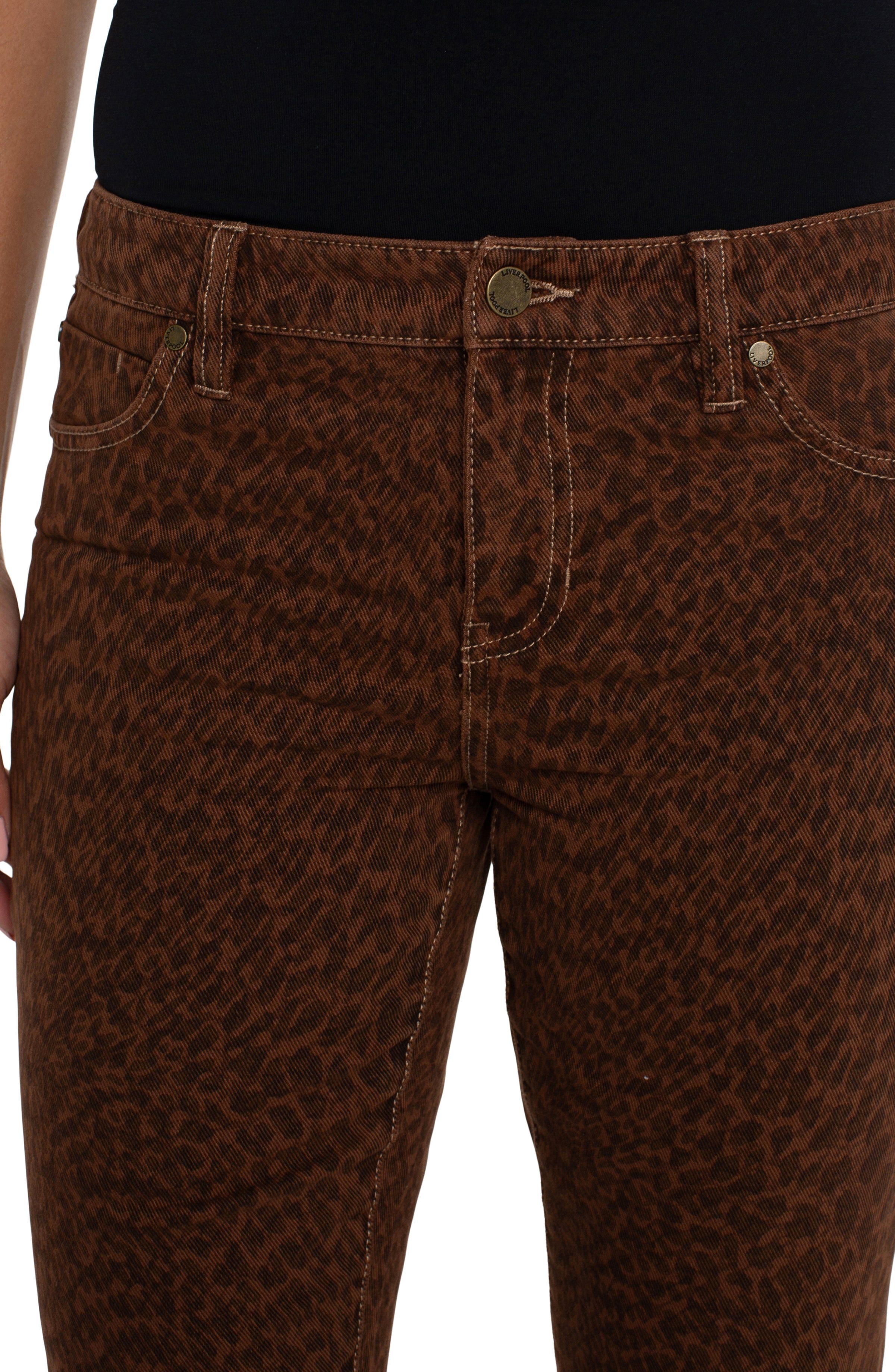 HANNAH CROP FLARE WITH FRAY HEM sold by Liverpool Jeans Company product image thumbnail 3