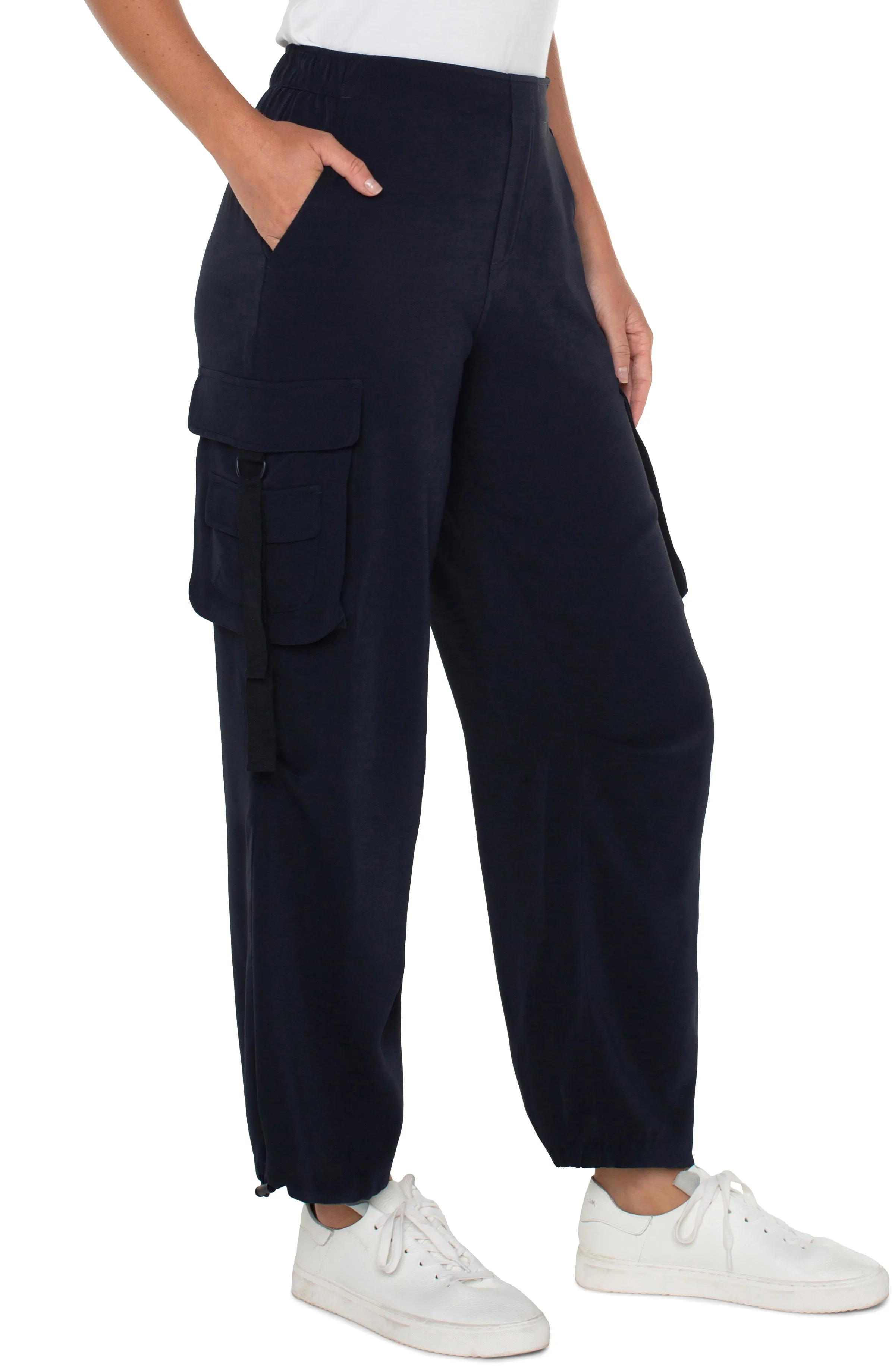 PULL-ON PARACHUTE CARGO PANTS sold by Liverpool Jeans Company product image thumbnail 3