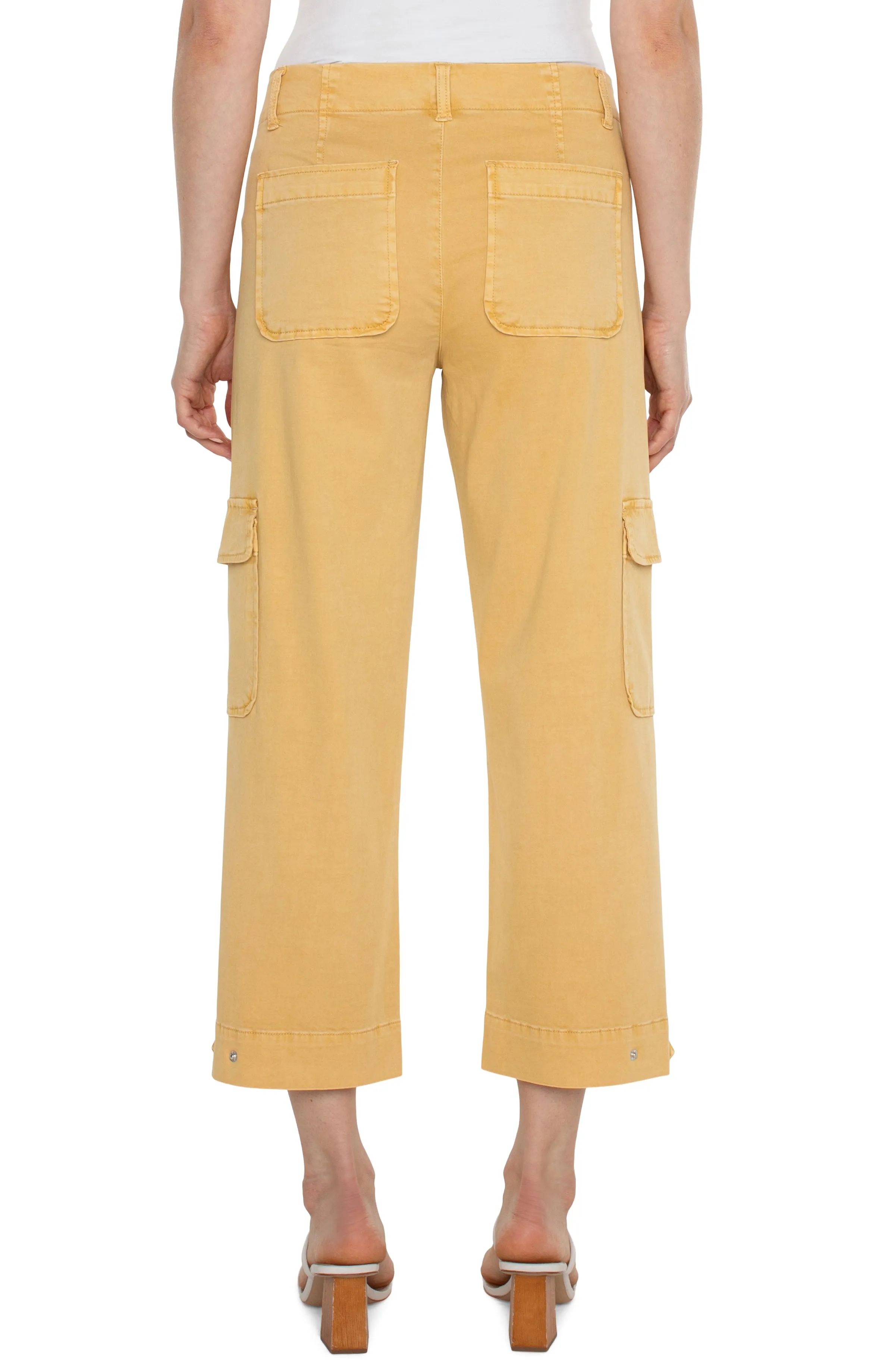 UTILITY CARGO CROP WITH TAB HEM sold by Liverpool Jeans Company product image thumbnail 2