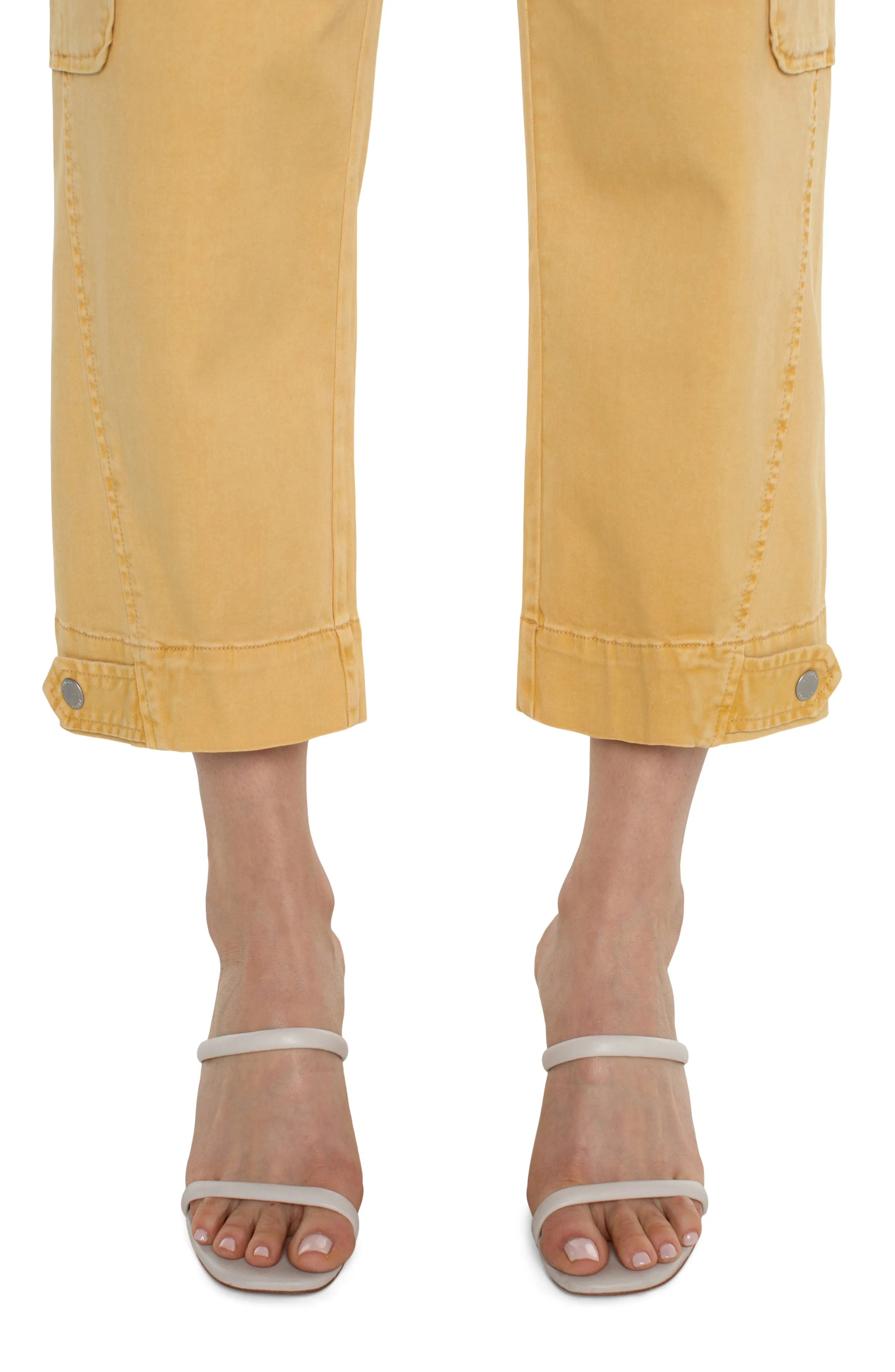 UTILITY CARGO CROP WITH TAB HEM sold by Liverpool Jeans Company product image thumbnail 4