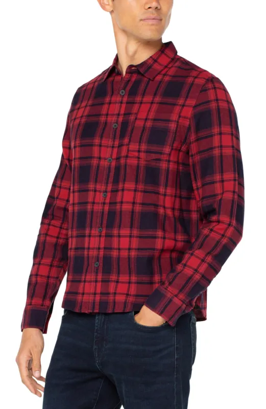 VINTAGE WASHED PLAID SHIRT sold by Liverpool Jeans Company