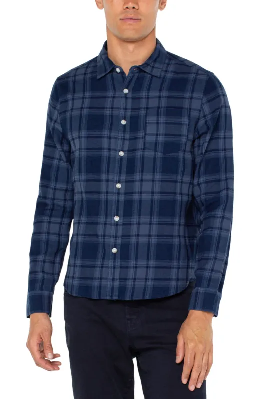 VINTAGE WASHED PLAID SHIRT sold by Liverpool Jeans Company