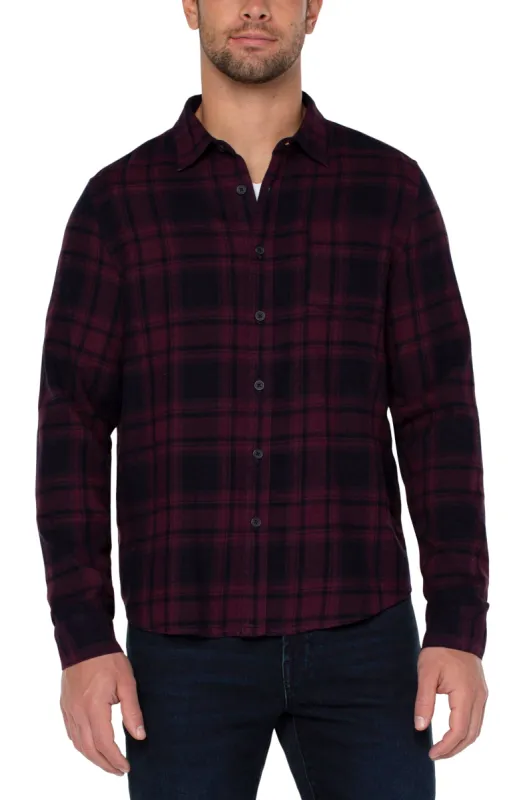 VINTAGE WASHED PLAID SHIRT sold by Liverpool Jeans Company