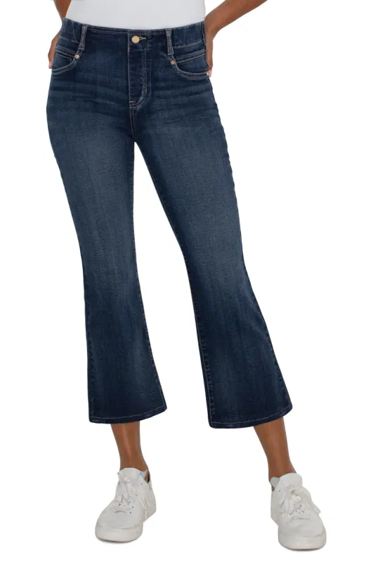 THE GIA GLIDER® CROP FLARE sold by Liverpool Jeans Company