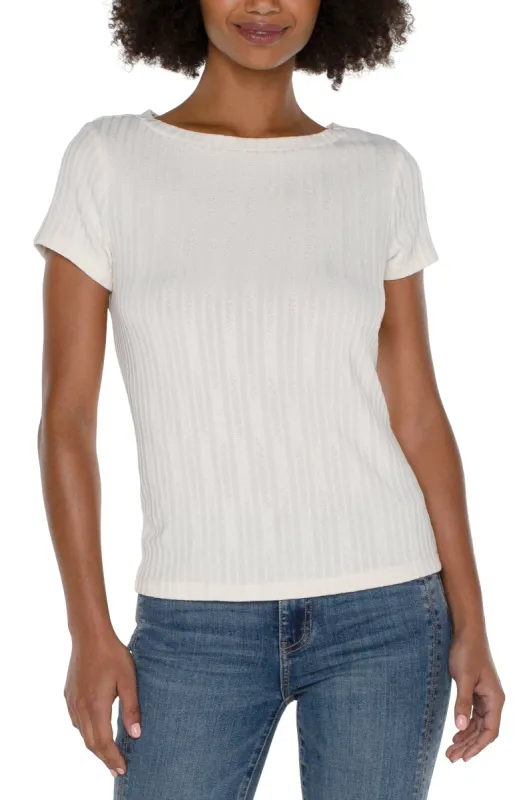 BOAT NECK BABY TEE sold by Liverpool Jeans Company