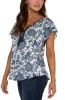 WOVEN TOP WITH FRONT TIE sold by Liverpool Jeans Company