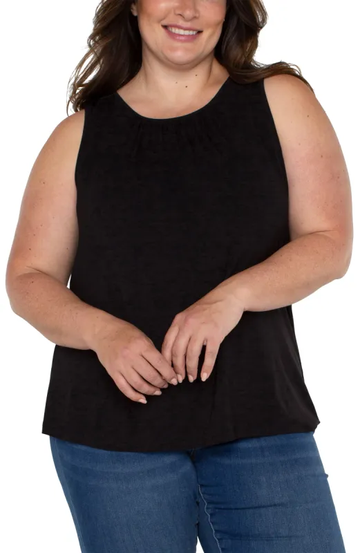 A-LINE SLEEVELESS KNIT TOP sold by Liverpool Jeans Company