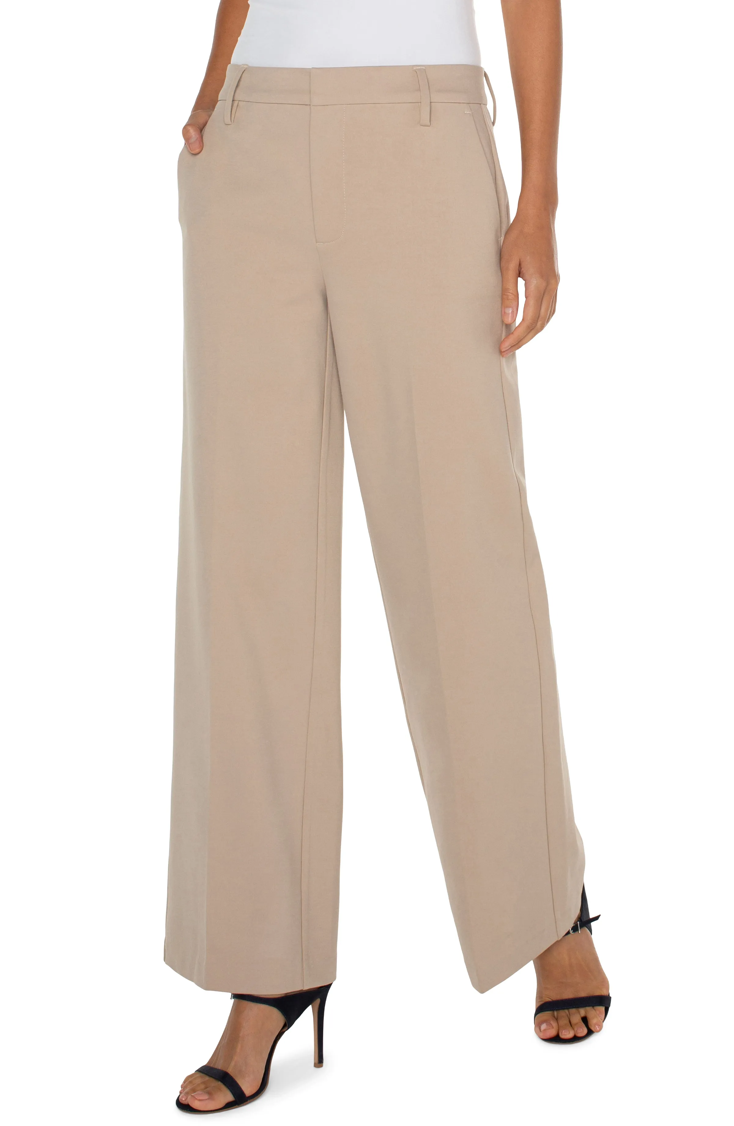 PETITE KELSEY WIDE LEG TROUSER sold by Liverpool Jeans Company product image thumbnail 4