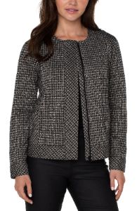 COLLARLESS ZIP UP JACKET sold by Liverpool Jeans Company