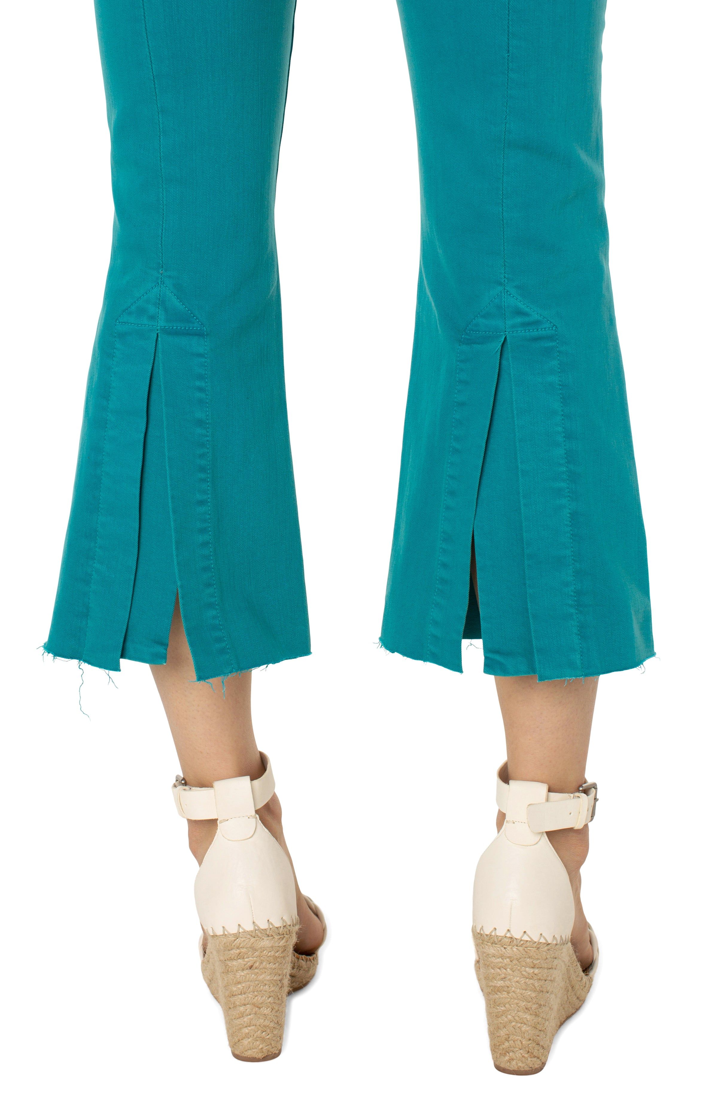 THE GIA GLIDER® CROP FLARE WITH BACK PLEAT sold by Liverpool Jeans Company product image thumbnail 3