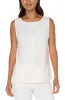 SLEEVELESS BOAT NECK KNIT TOP sold by Liverpool Jeans Company