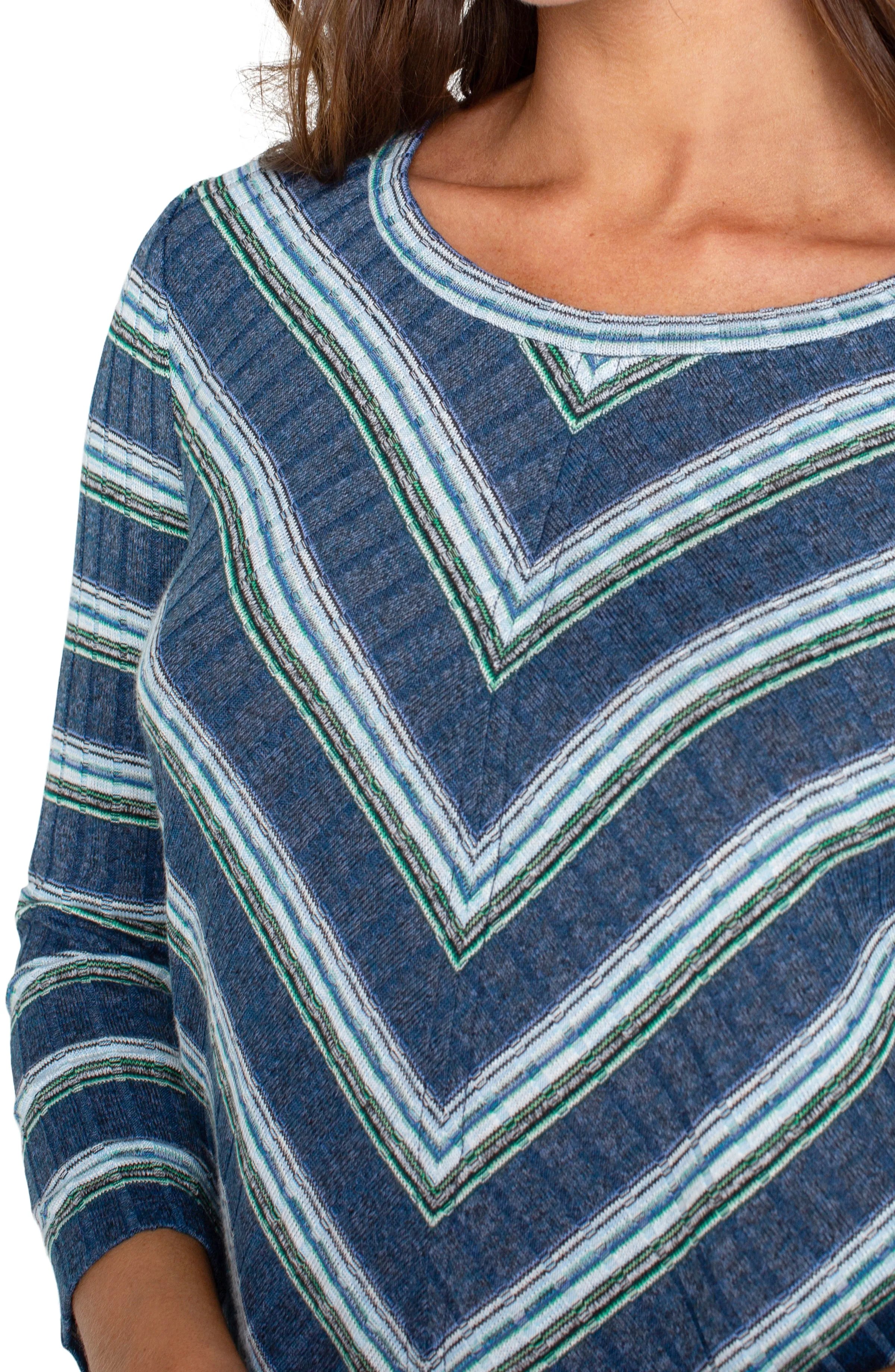PETITE 3/4 SLEEVE SCOOP NECK KNIT TOP sold by Liverpool Jeans Company product image thumbnail 3