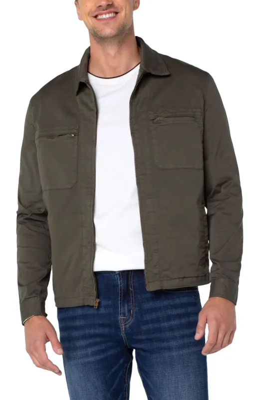 ZIP FRONT SHIRT JACKET sold by Liverpool Jeans Company