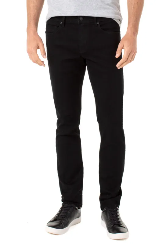 KINGSTON MODERN STRAIGHT BLACK DENIM sold by Liverpool Jeans Company