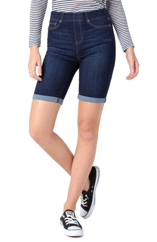 CHLOE PULL-ON BERMUDA HIGH PERFORMANCE DENIM sold by Liverpool Jeans Company