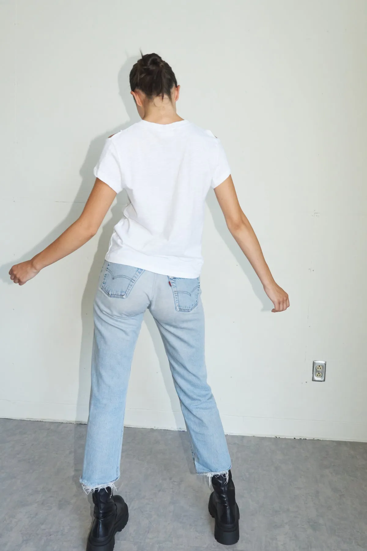 Dive Tee - White sold by LNA product image thumbnail 4