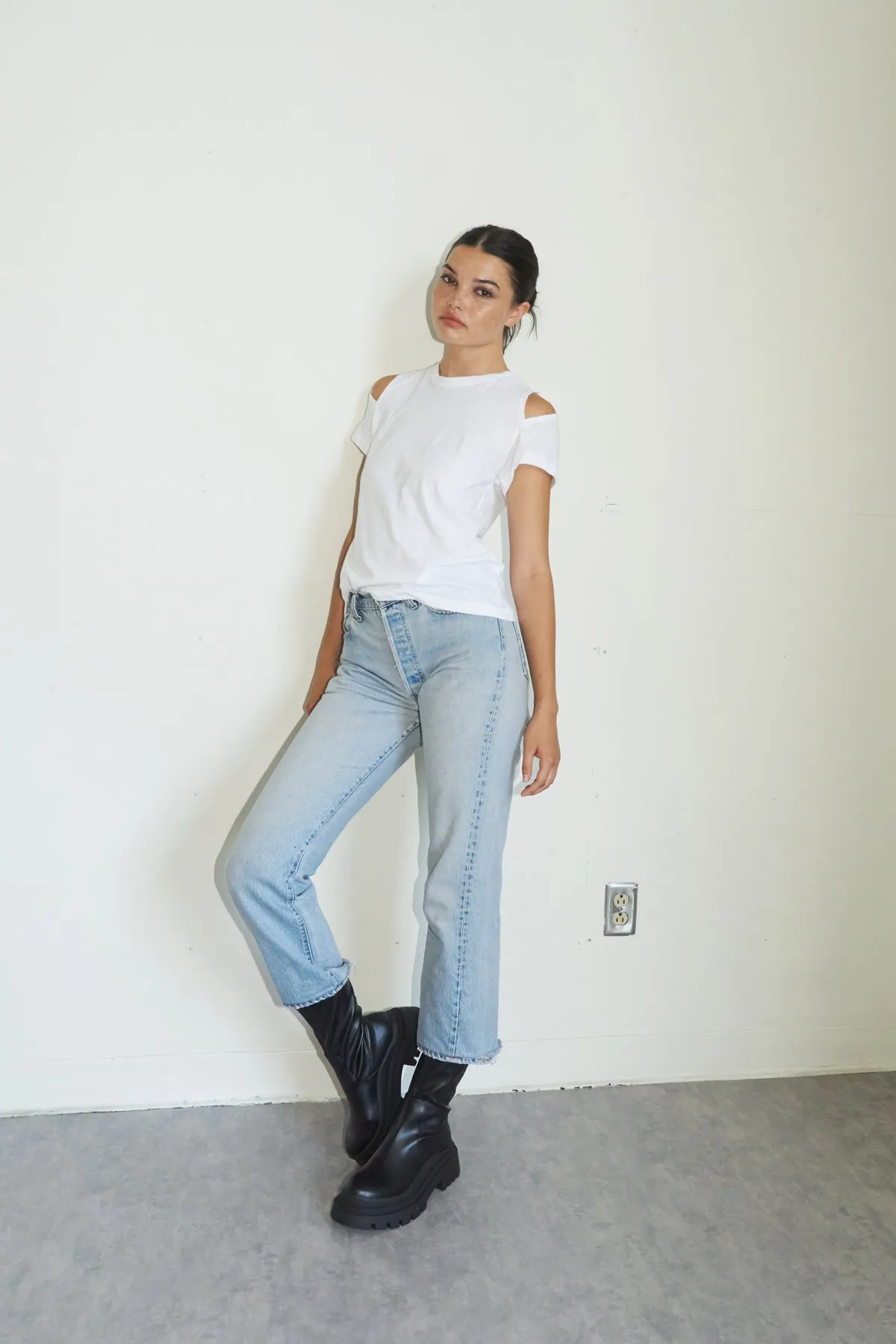 Dive Tee - White sold by LNA product image thumbnail 2